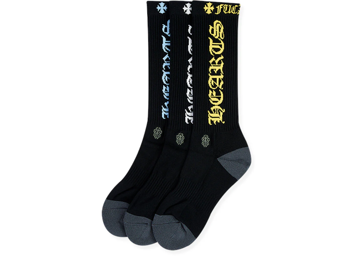 Chrome Hearts 3-Pack CH Socks