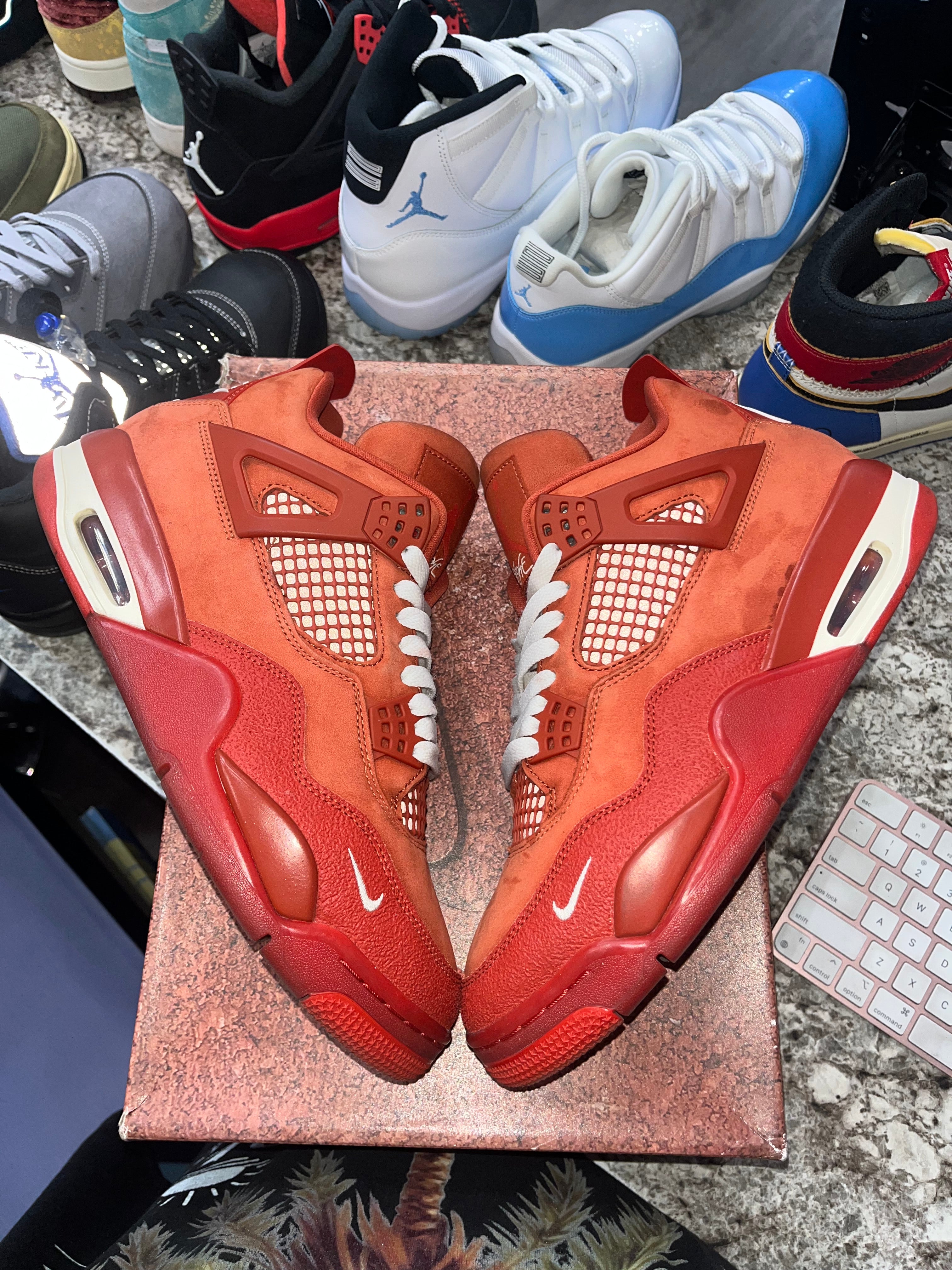 Air Jordan 4 Retro OG SP Nigel Sylvester Brick by Brick - Image 2