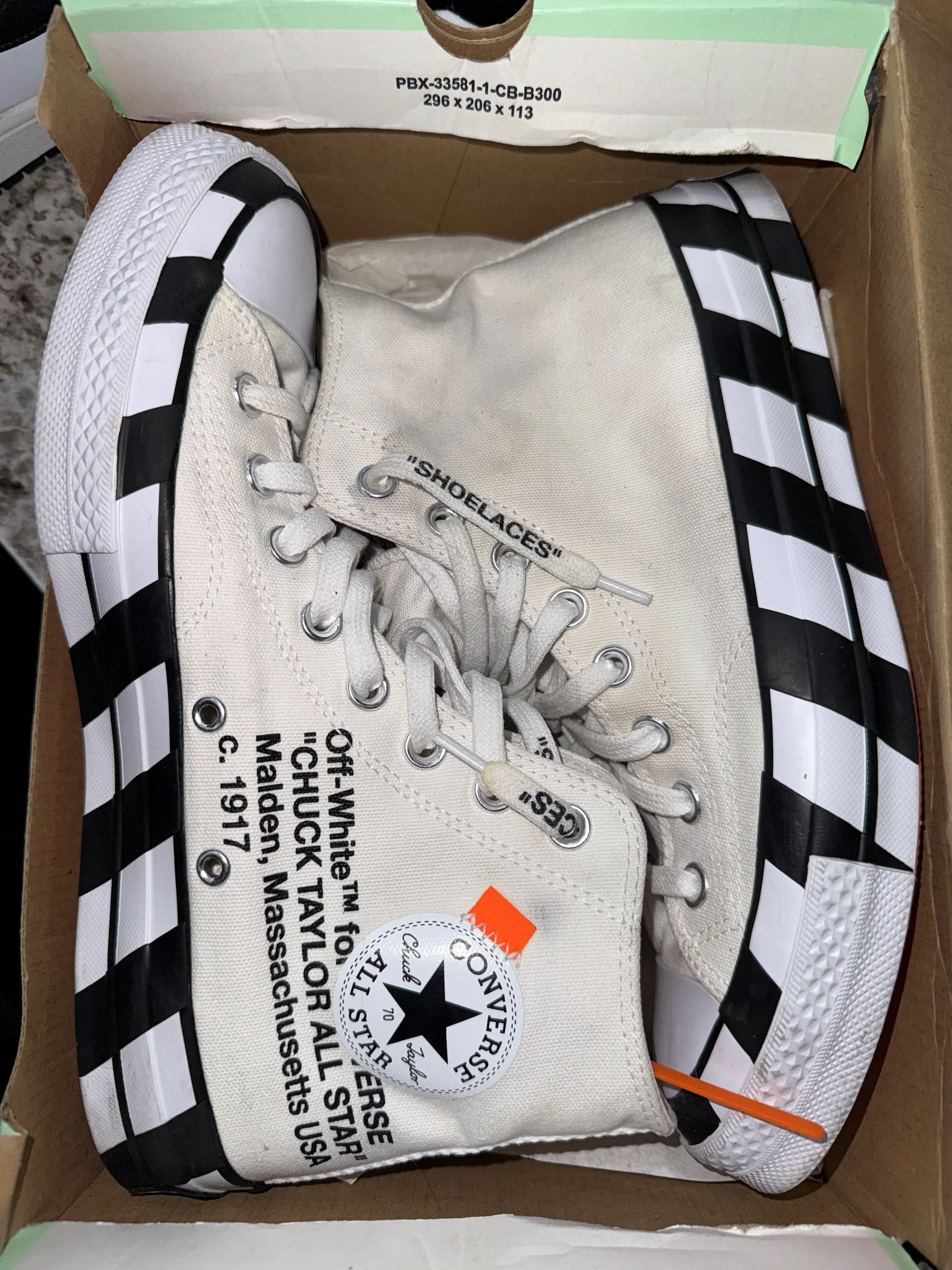 Converse Chuck Taylor All Star 70 Hi Off-White - Image 5