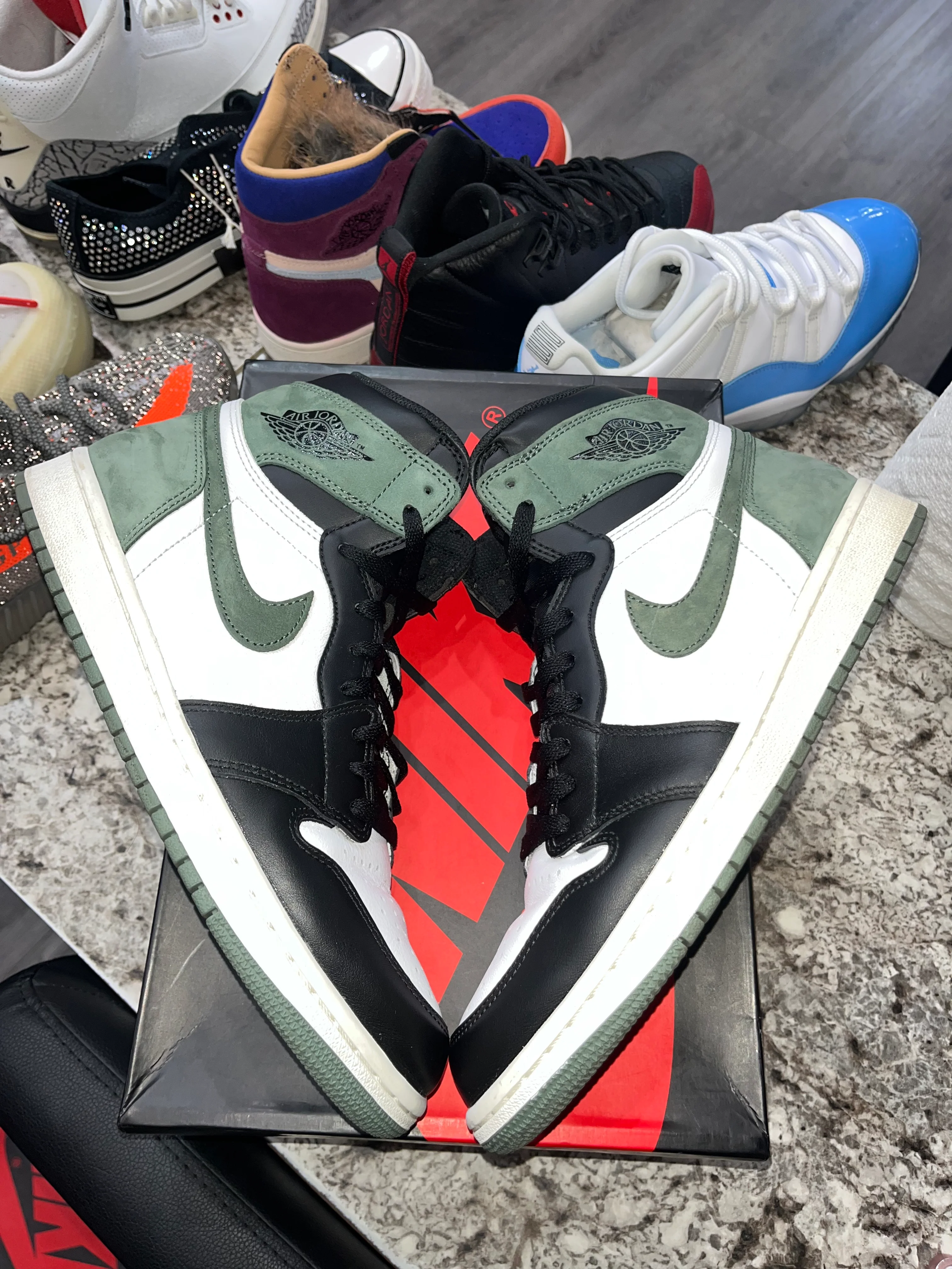 Jordan 1 Retro High Clay Green - Image 3