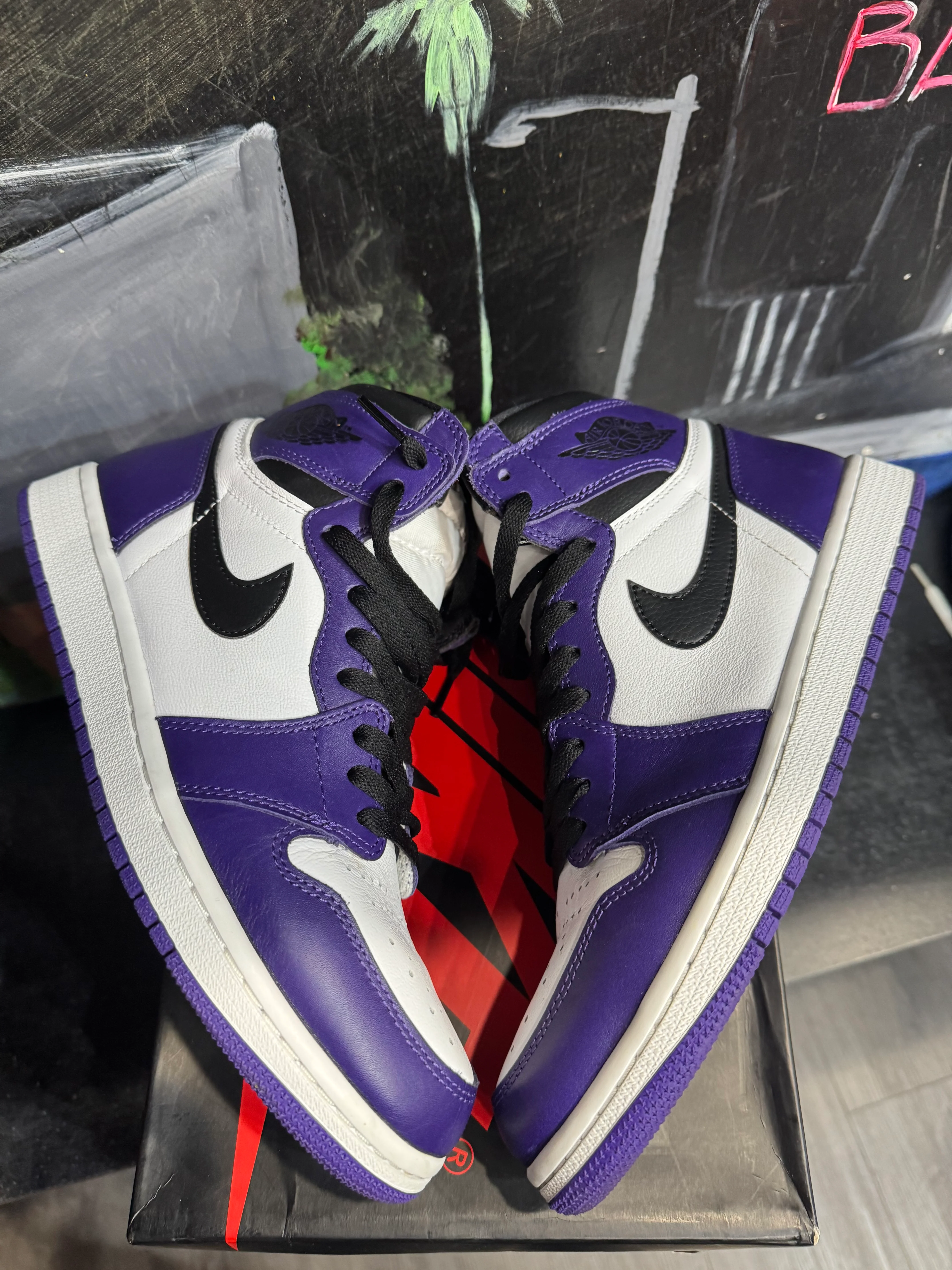 Jordan 1 Retro High Court Purple White - Image 2