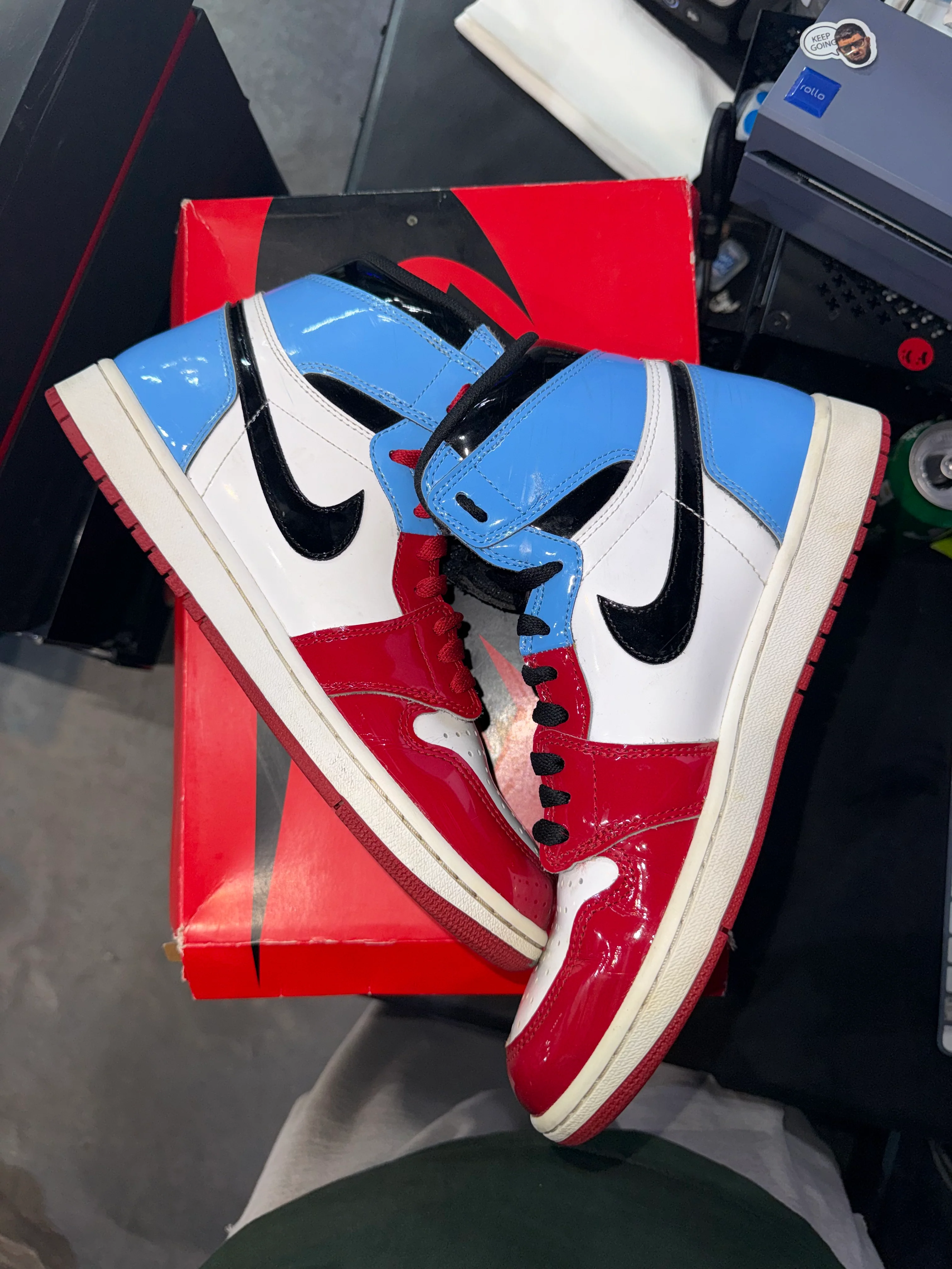 Jordan 1 Retro High Fearless UNC Chicago - Image 3