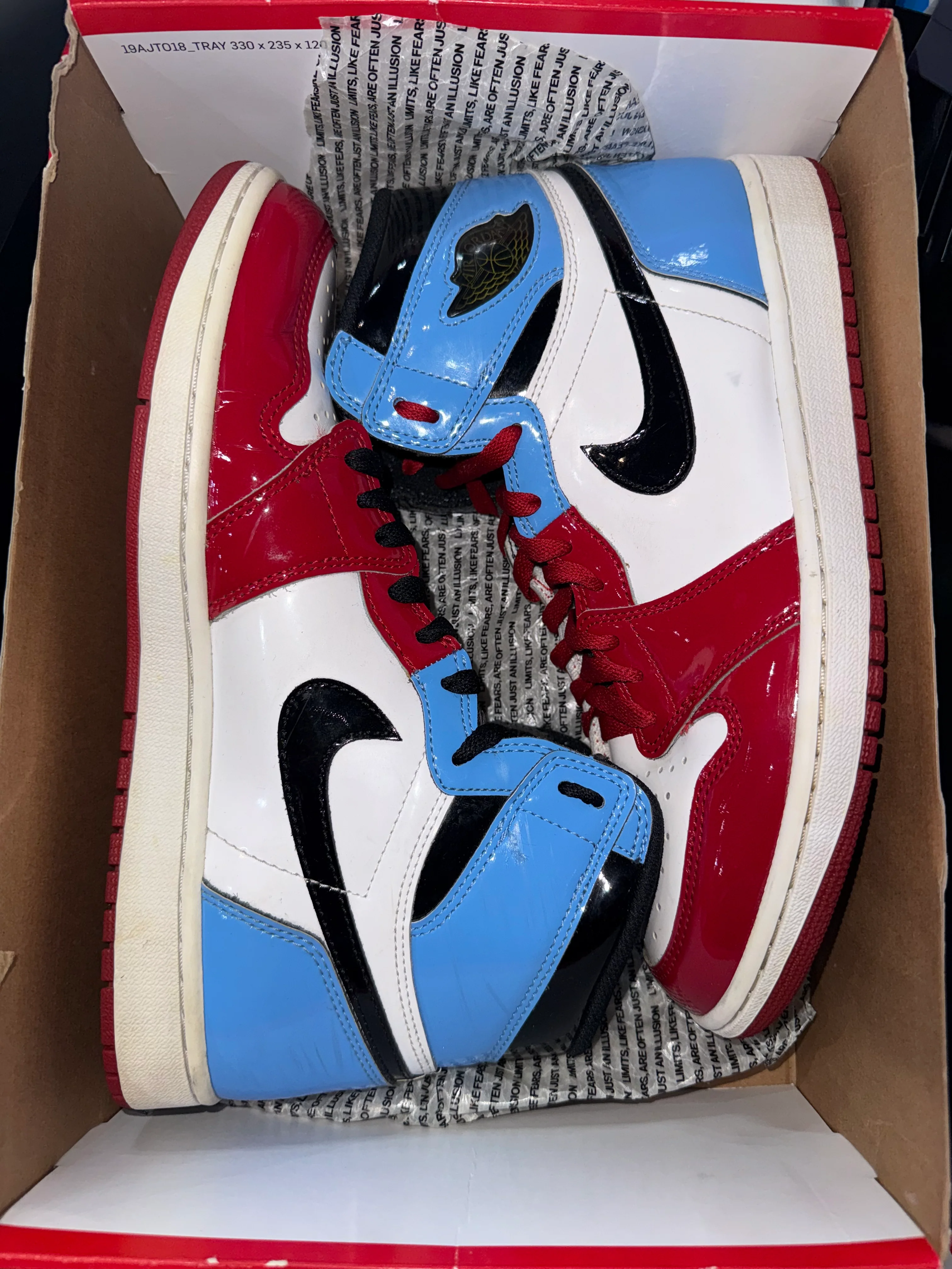 Jordan 1 Retro High Fearless UNC Chicago - Image 5