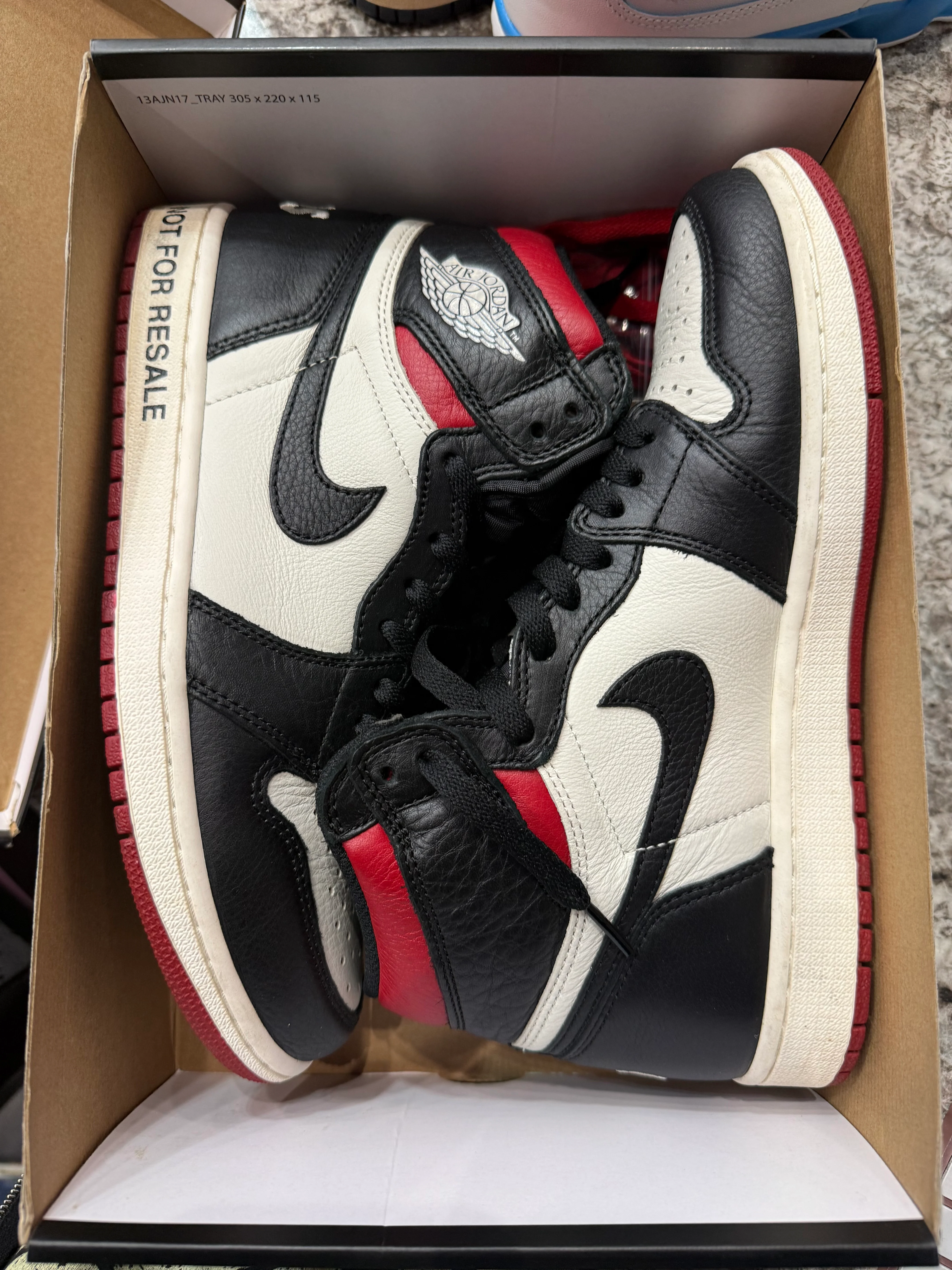 Jordan 1 Retro High Not for Resale Varsity Red - Image 6