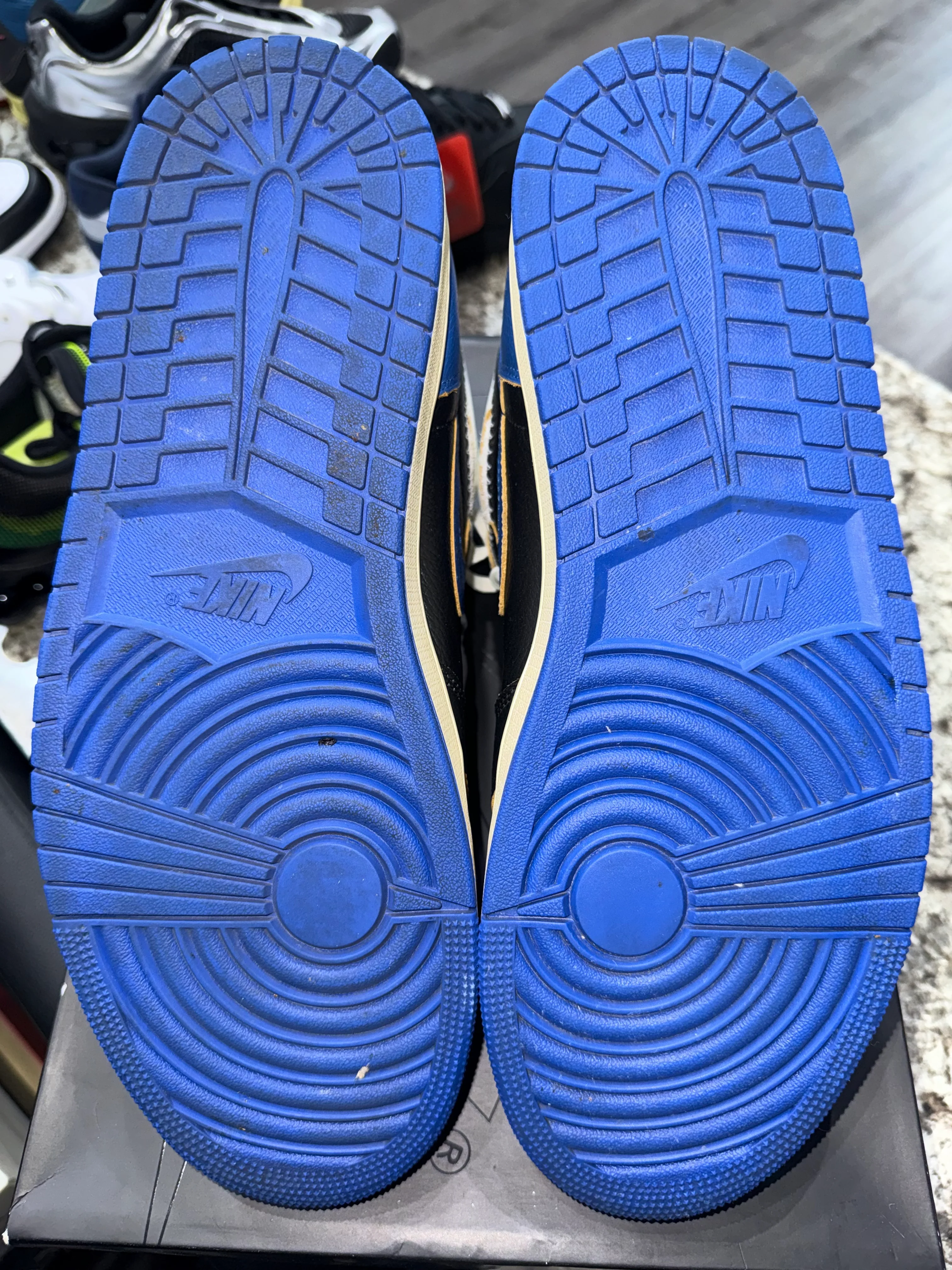 Jordan 1 Retro High OG SP Fragment x Union LA Sport Royal - Image 4
