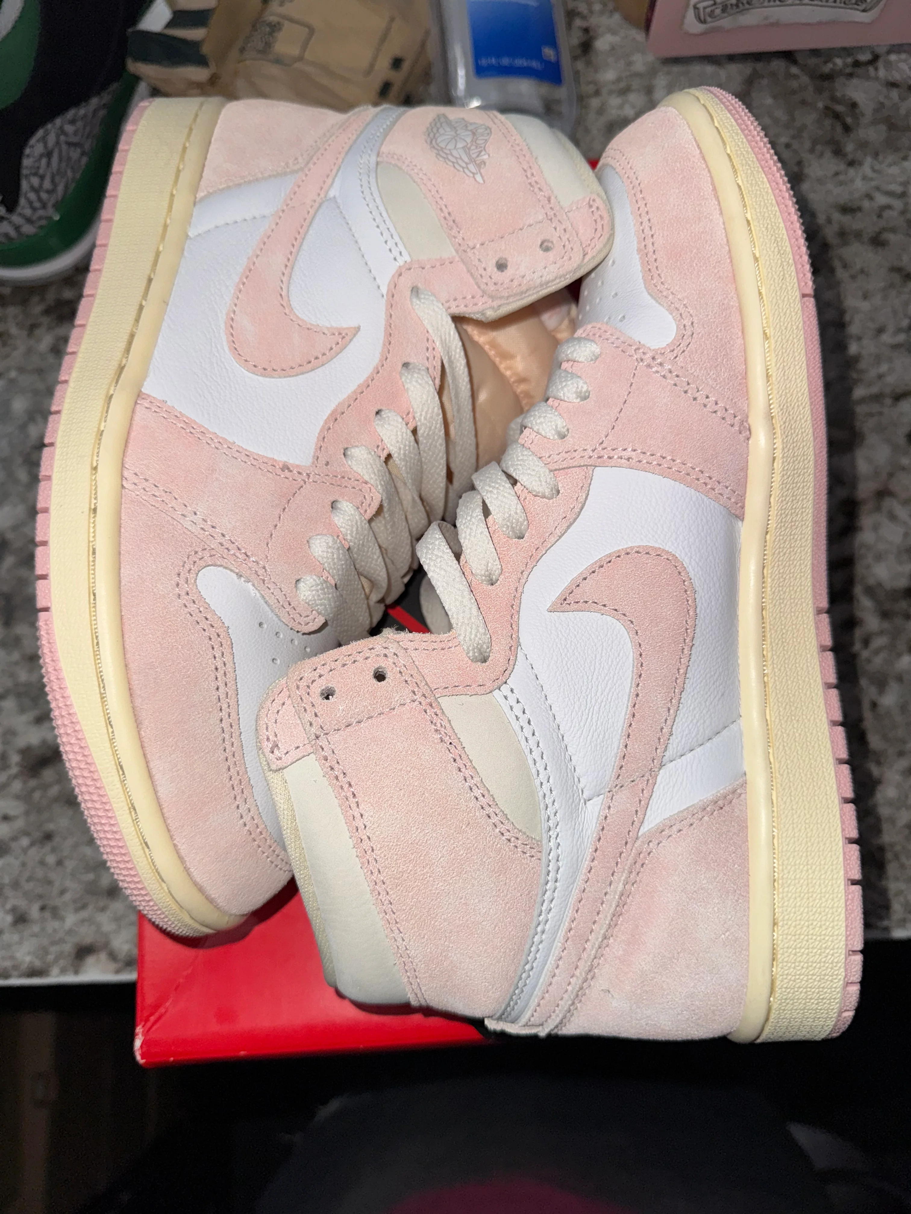 Jordan 1 Retro High OG Washed Pink (Women's) - Image 2