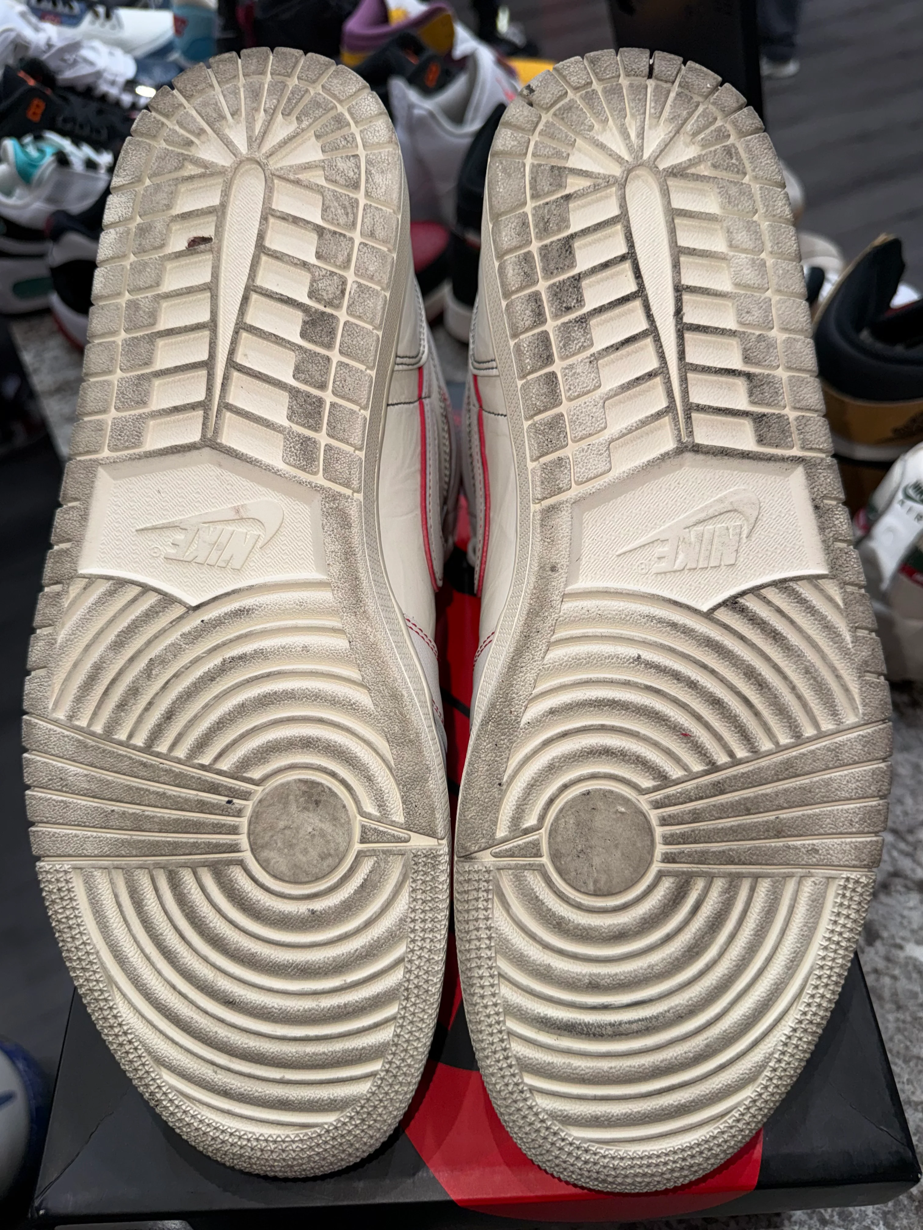 Jordan 1 Retro High Phantom Gym Red - Image 5