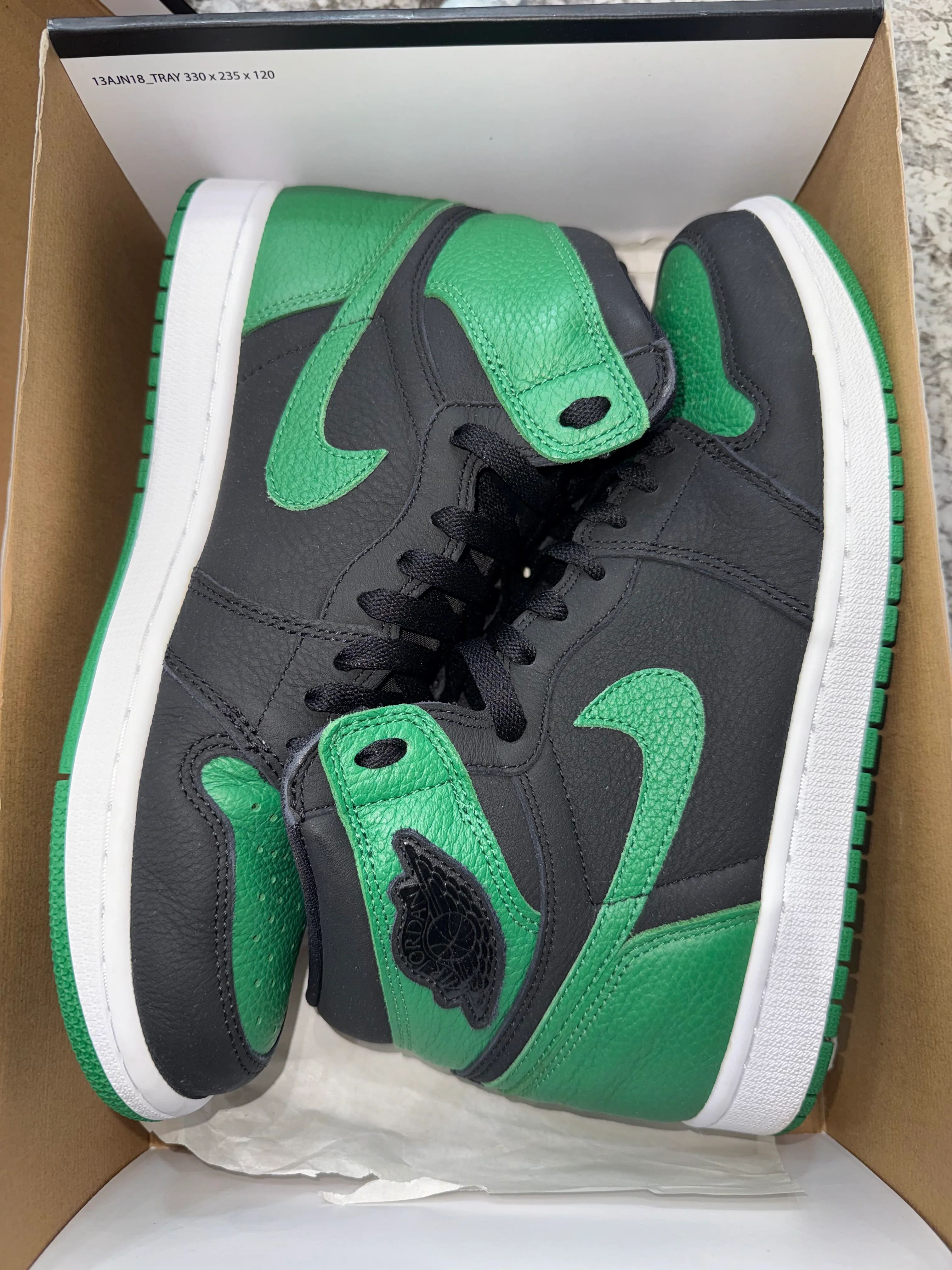 Jordan 1 Retro High Pine Green Black - Image 5