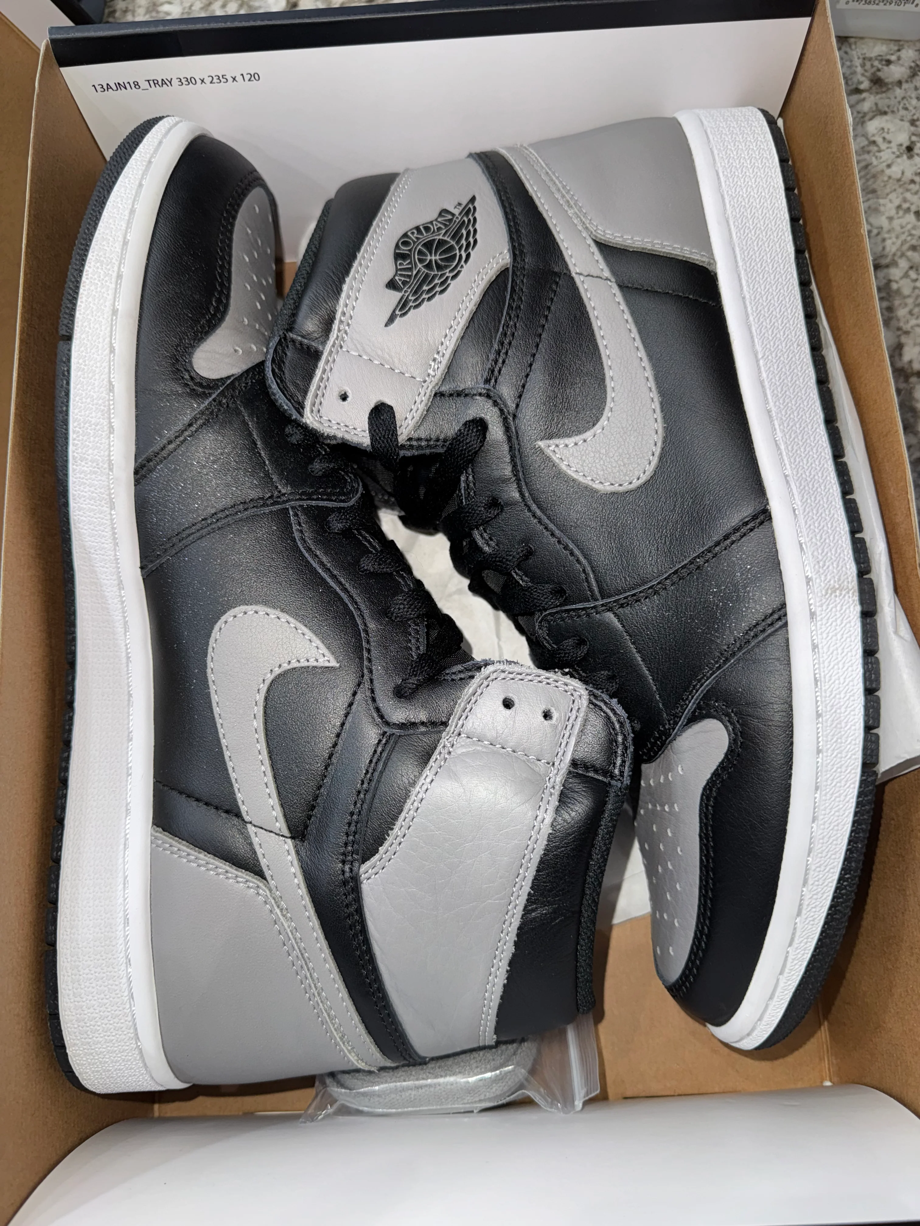 Jordan 1 Retro High Shadow (2018) (DAMAGED BOX) - Image 6