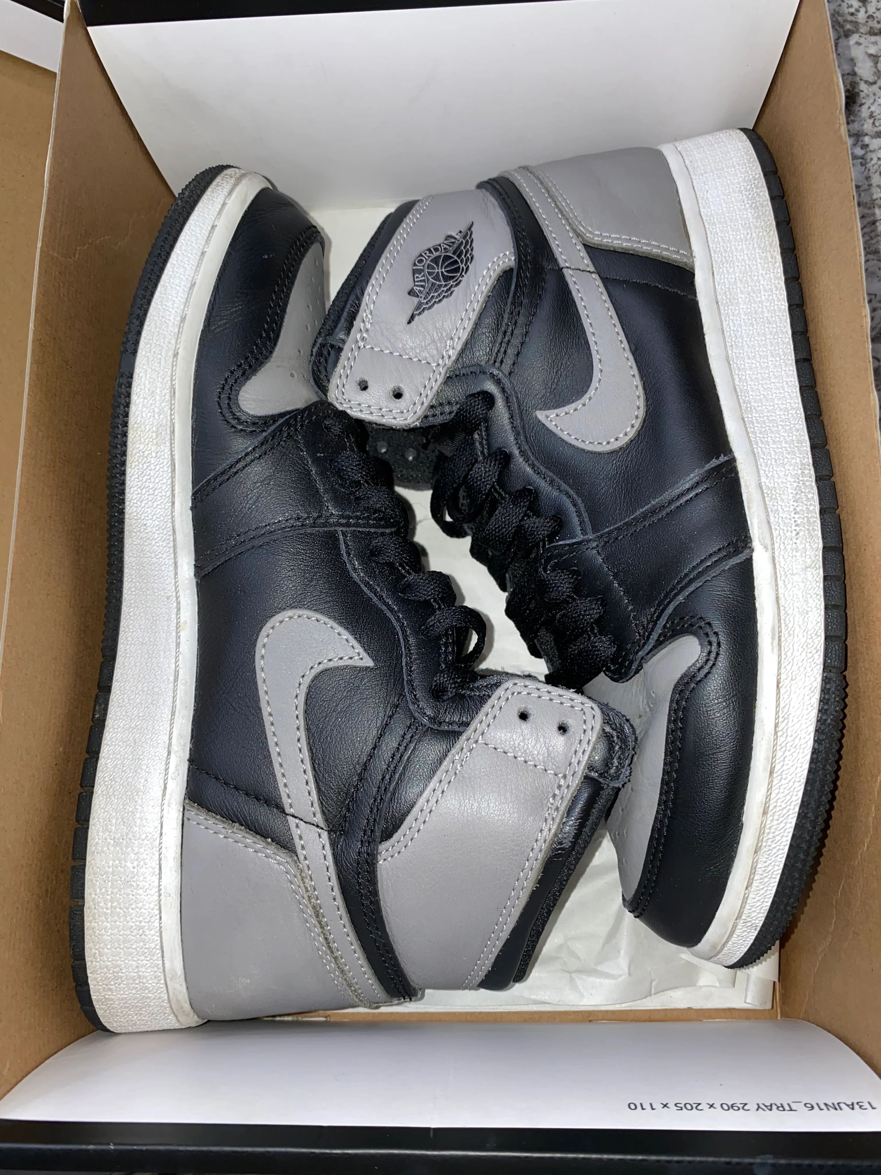 Jordan 1 Retro High Shadow (2018) (GS) - Image 6