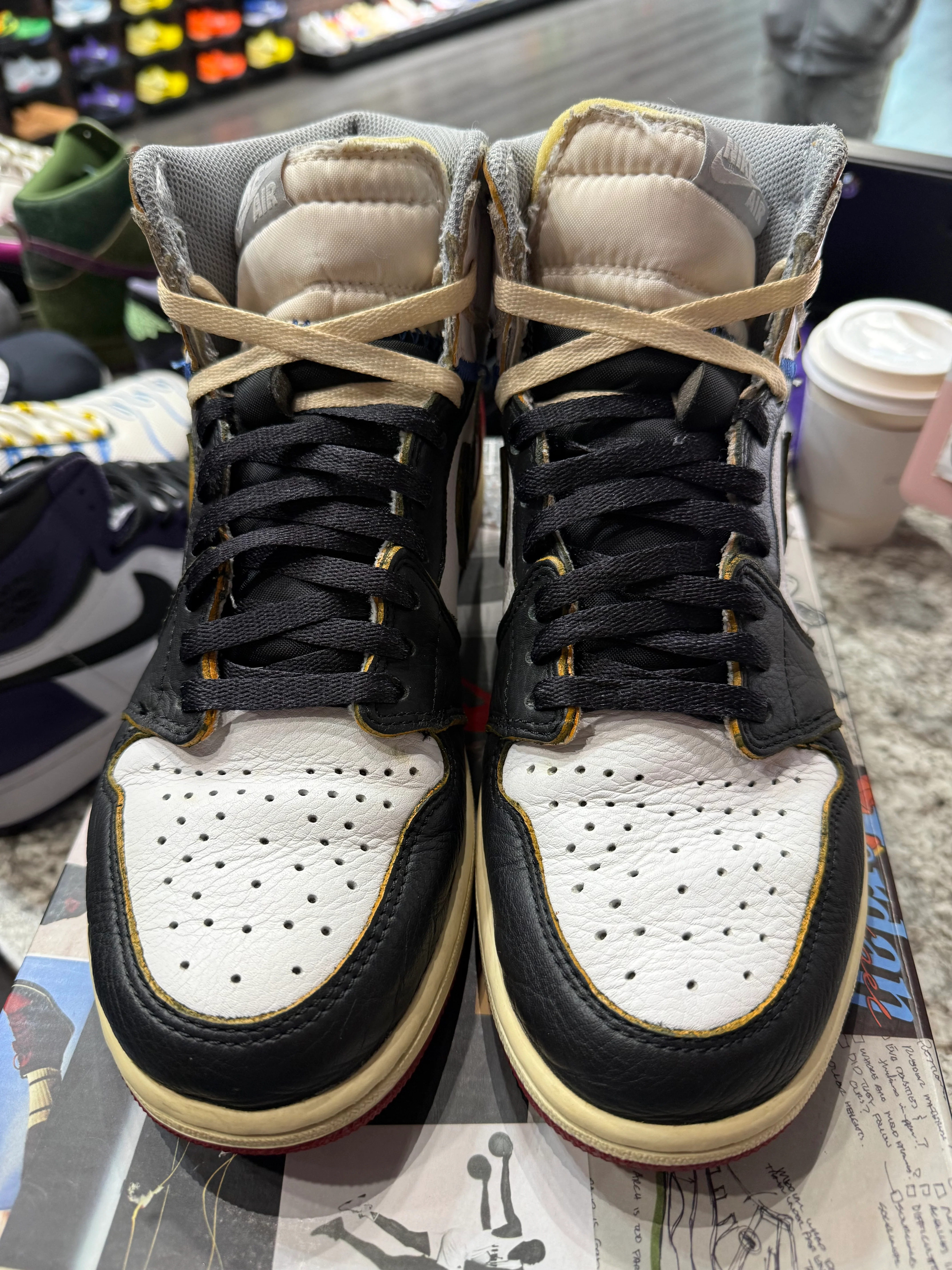 Jordan 1 Retro High Union Los Angeles Black Toe - Image 2