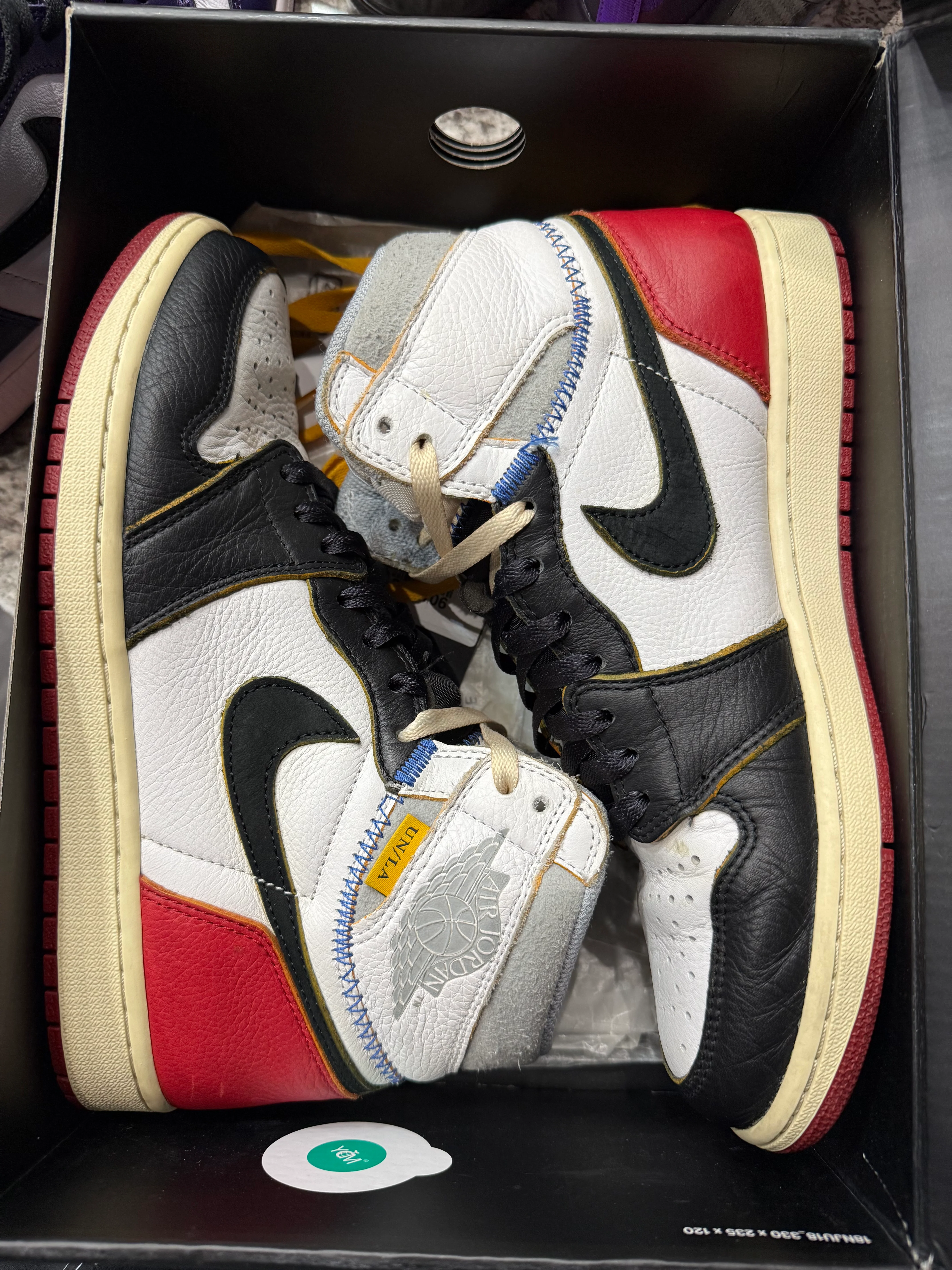 Jordan 1 Retro High Union Los Angeles Black Toe - Image 6