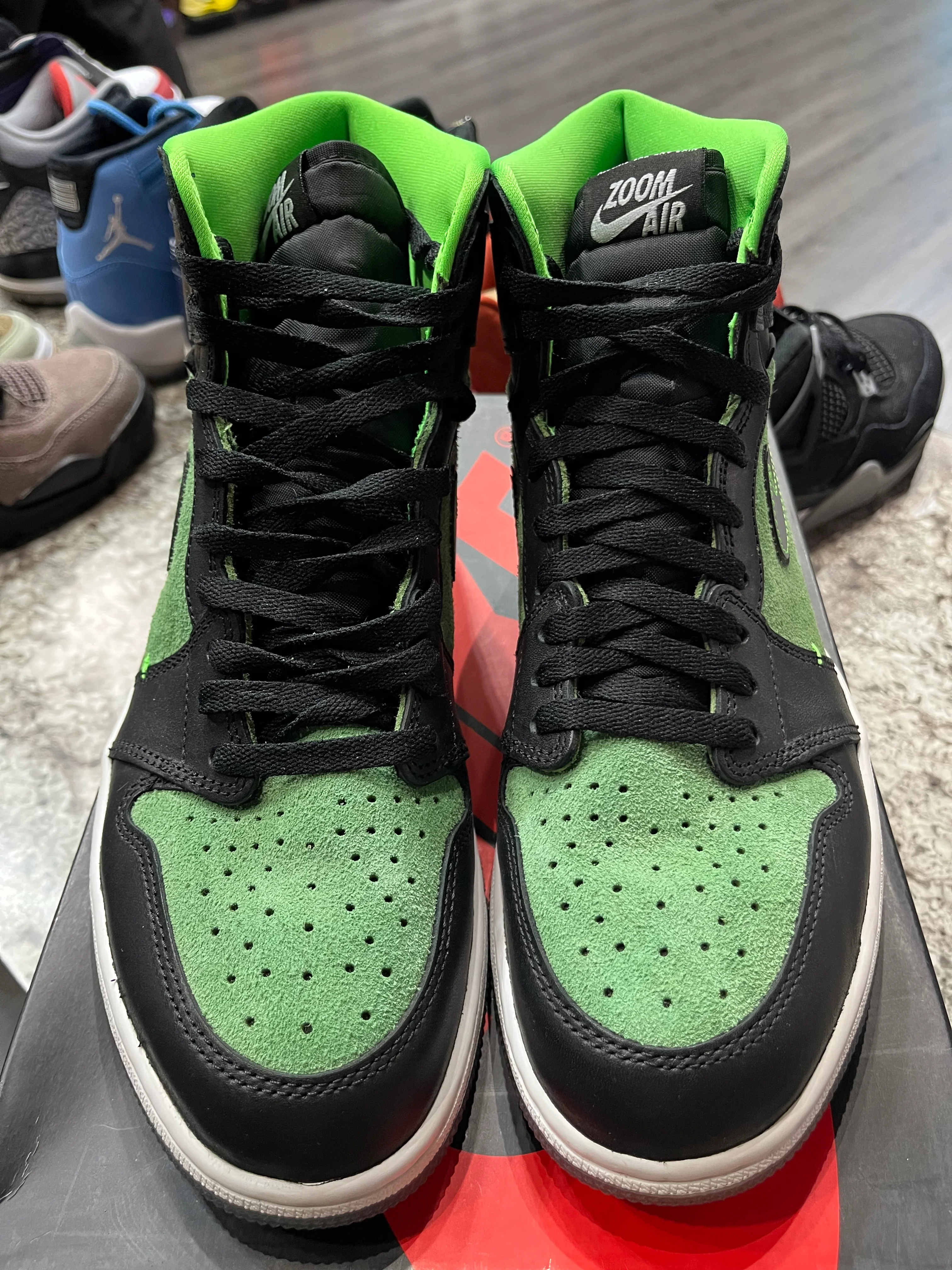 Jordan 1 Retro High Zoom Zen Green - Image 2
