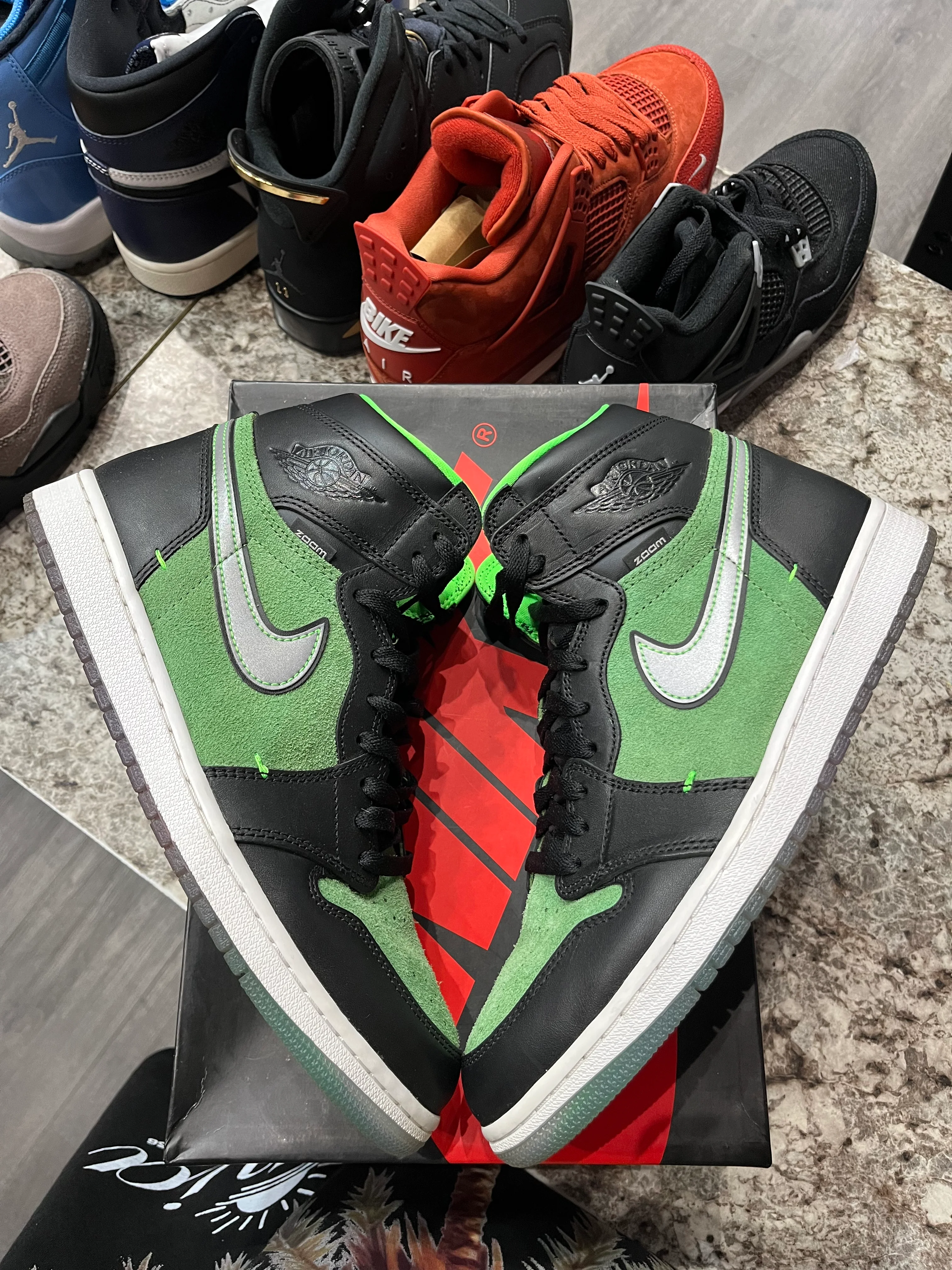 Jordan 1 Retro High Zoom Zen Green - Image 3