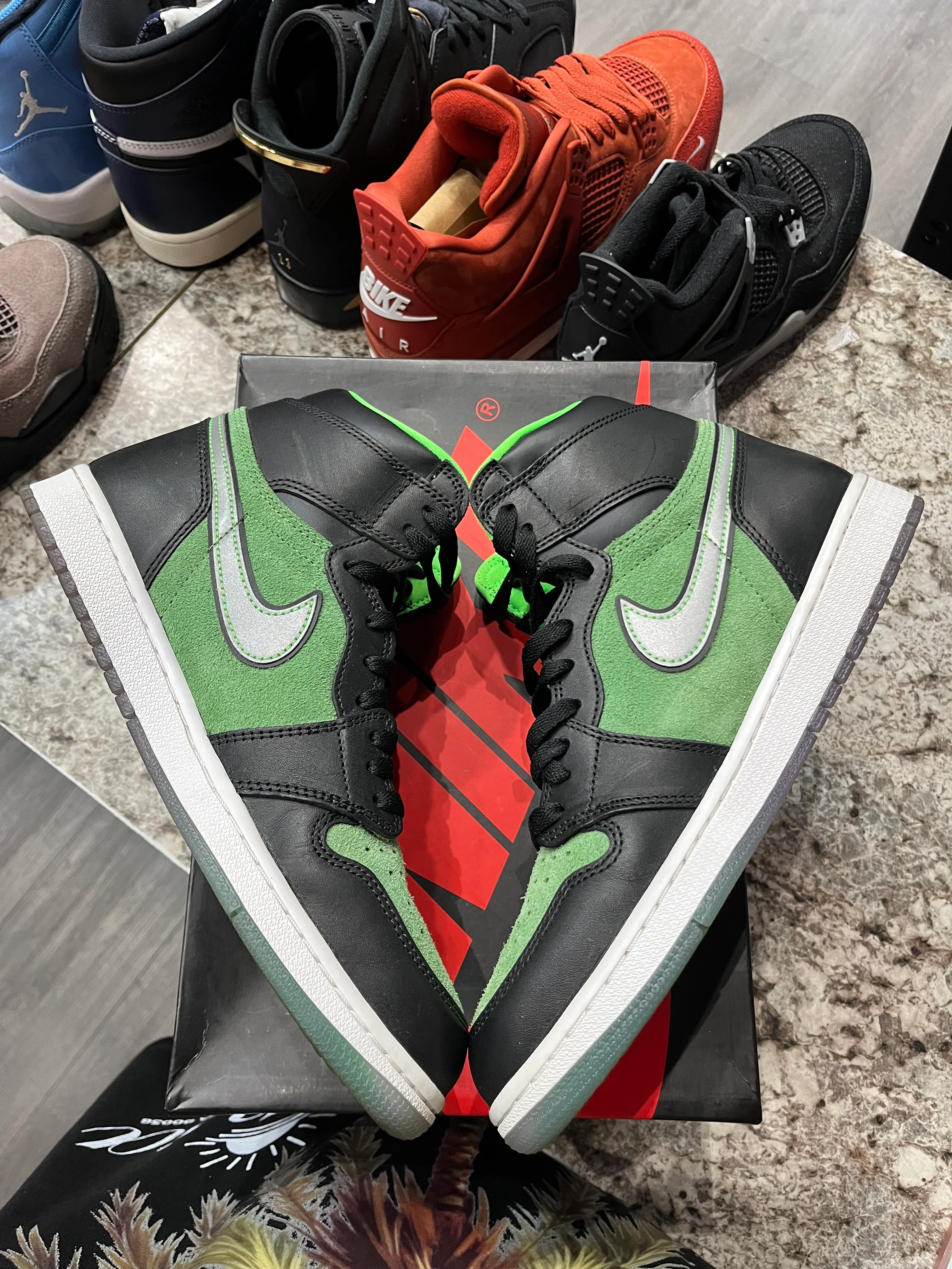 Jordan 1 Retro High Zoom Zen Green - Image 4