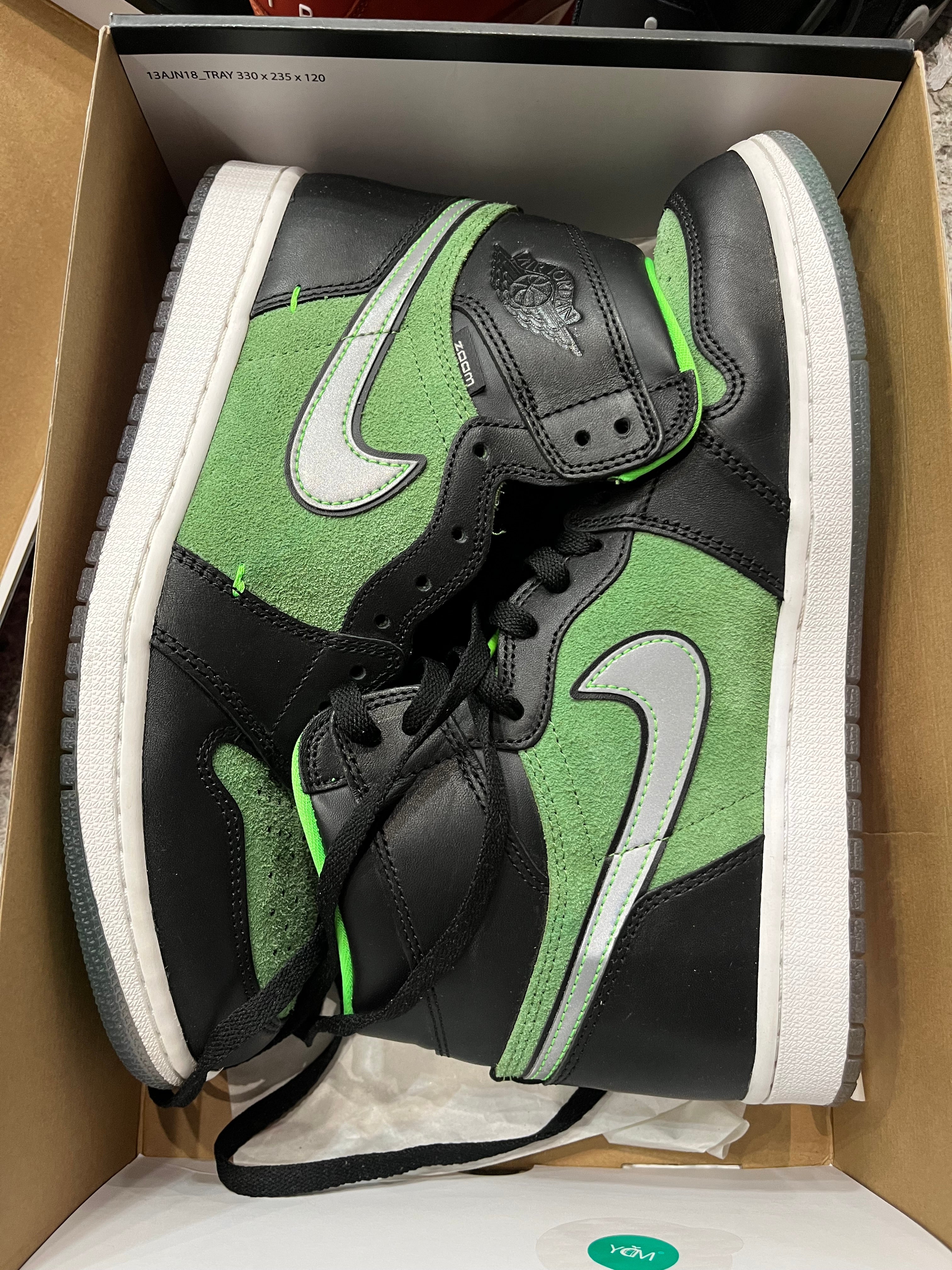 Jordan 1 Retro High Zoom Zen Green - Image 6