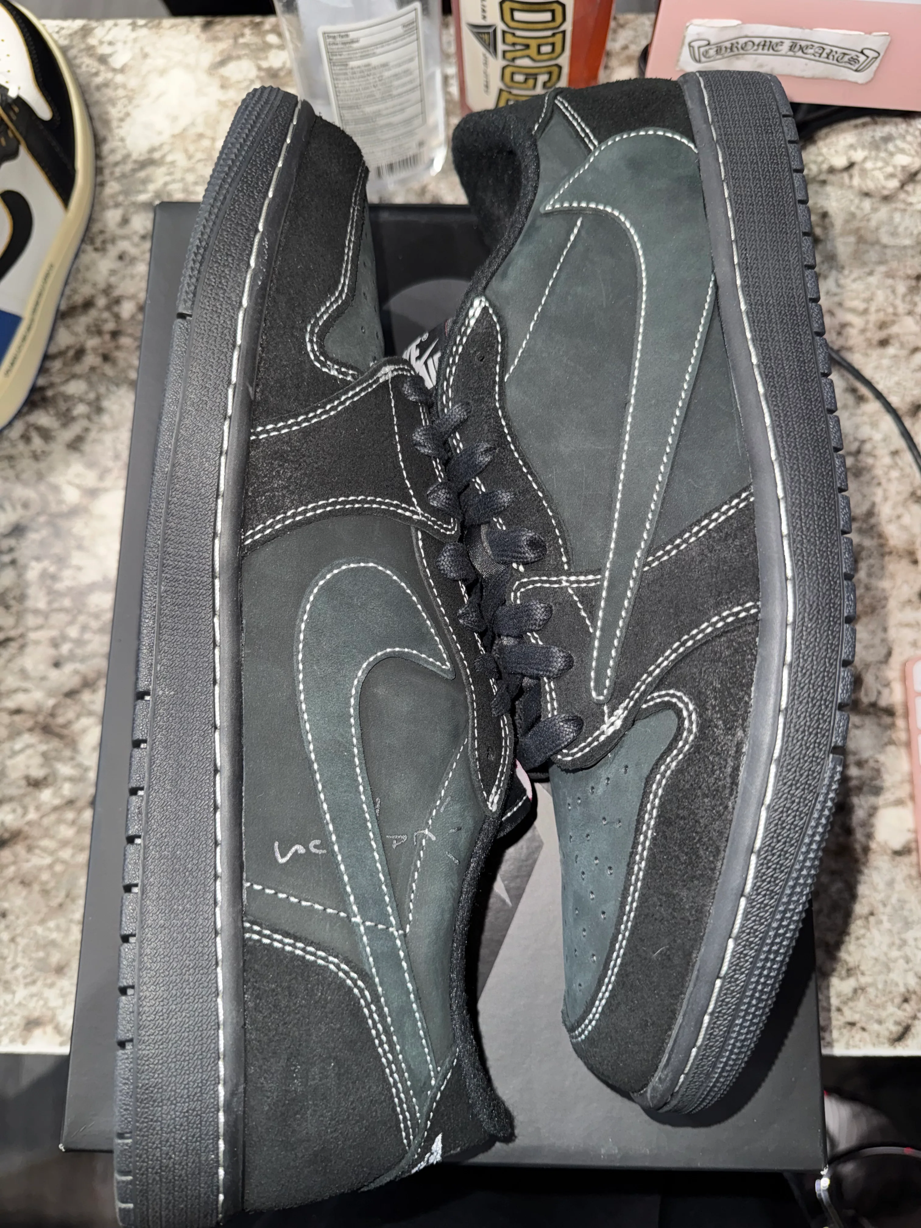 Jordan 1 Retro Low OG SP Travis Scott Black Phantom - Image 2