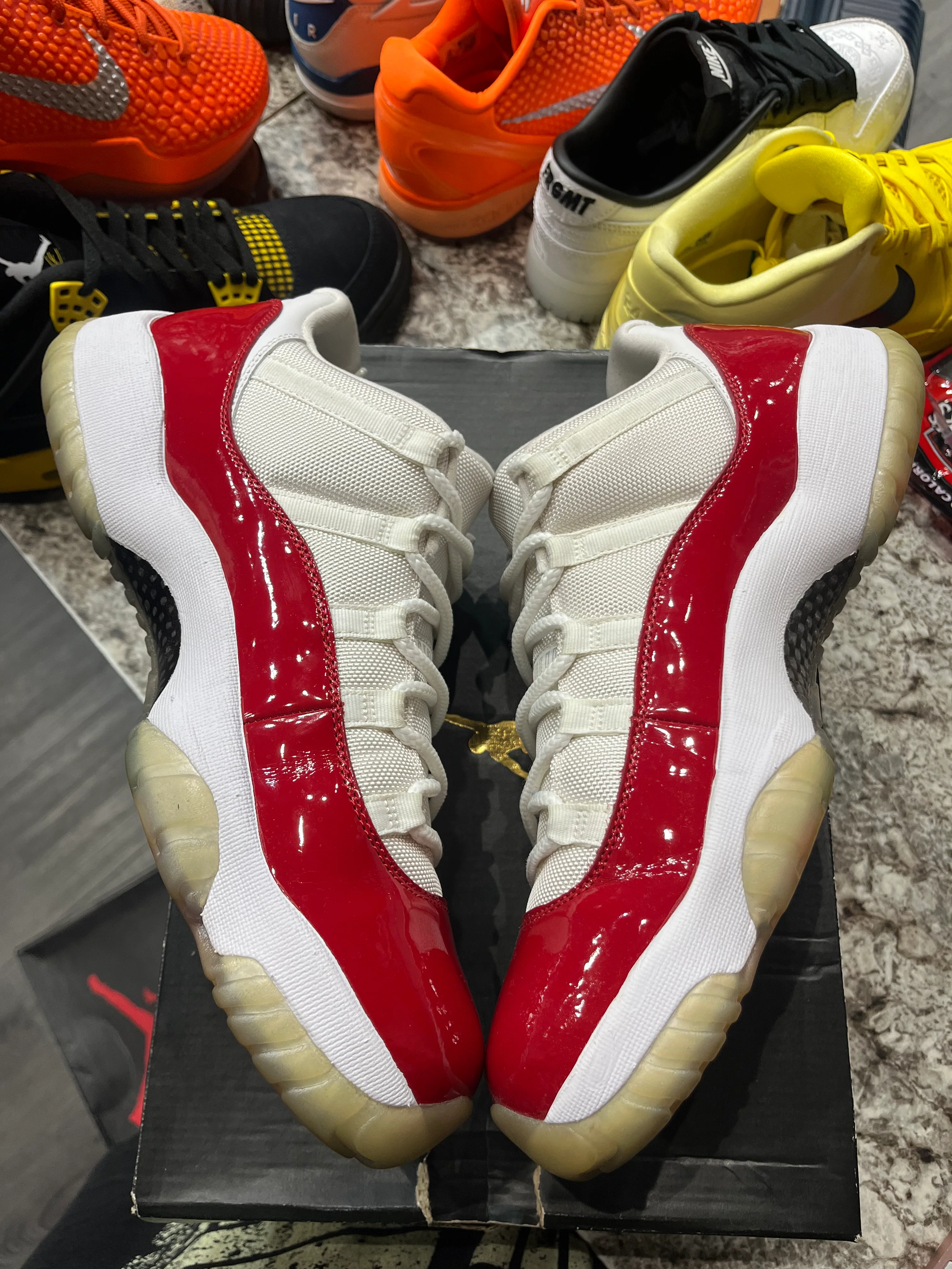 Jordan 11 Retro Low Cherry (2016) - Image 4