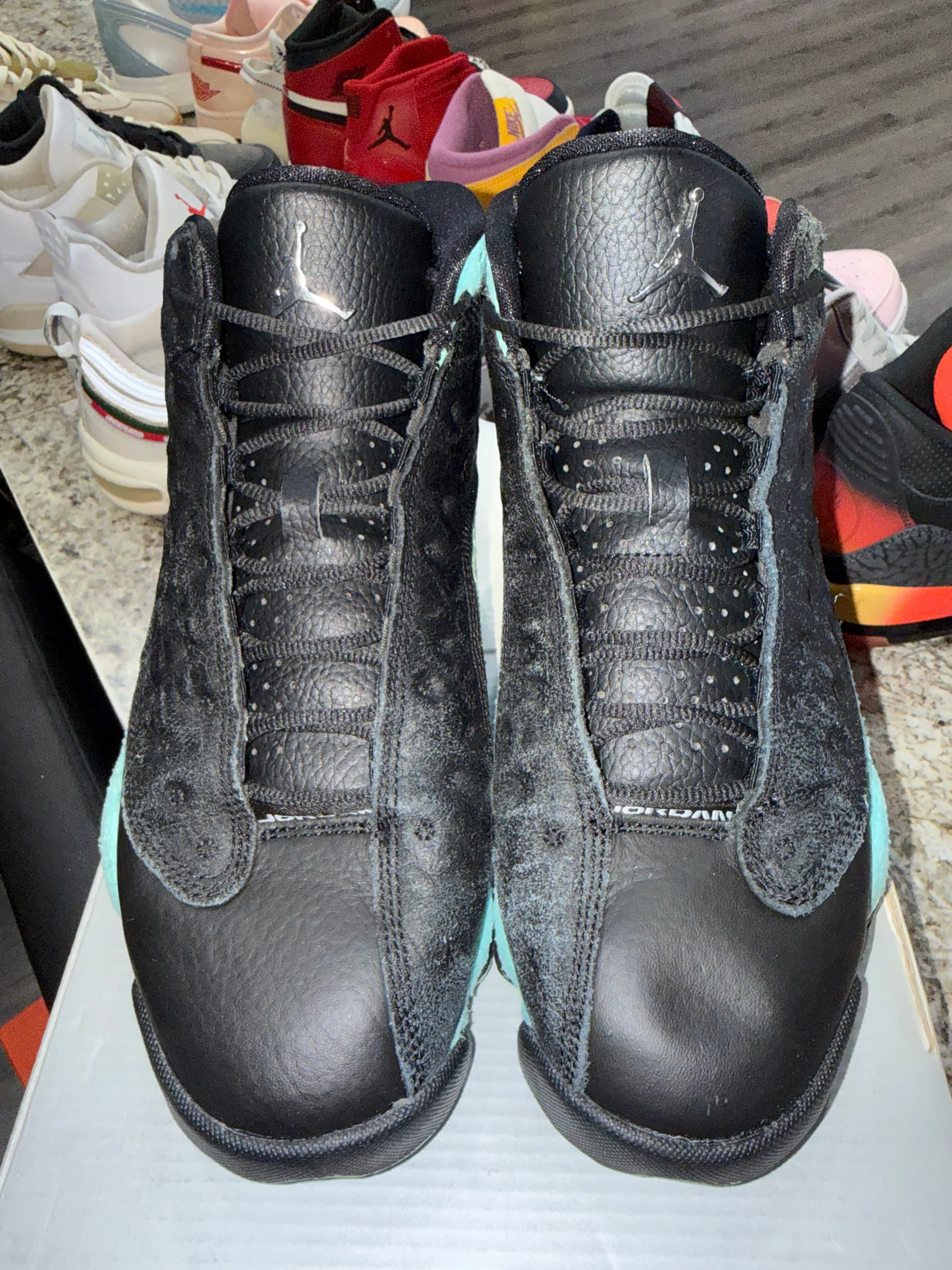 Jordan 13 Retro Black Island Green - Image 2