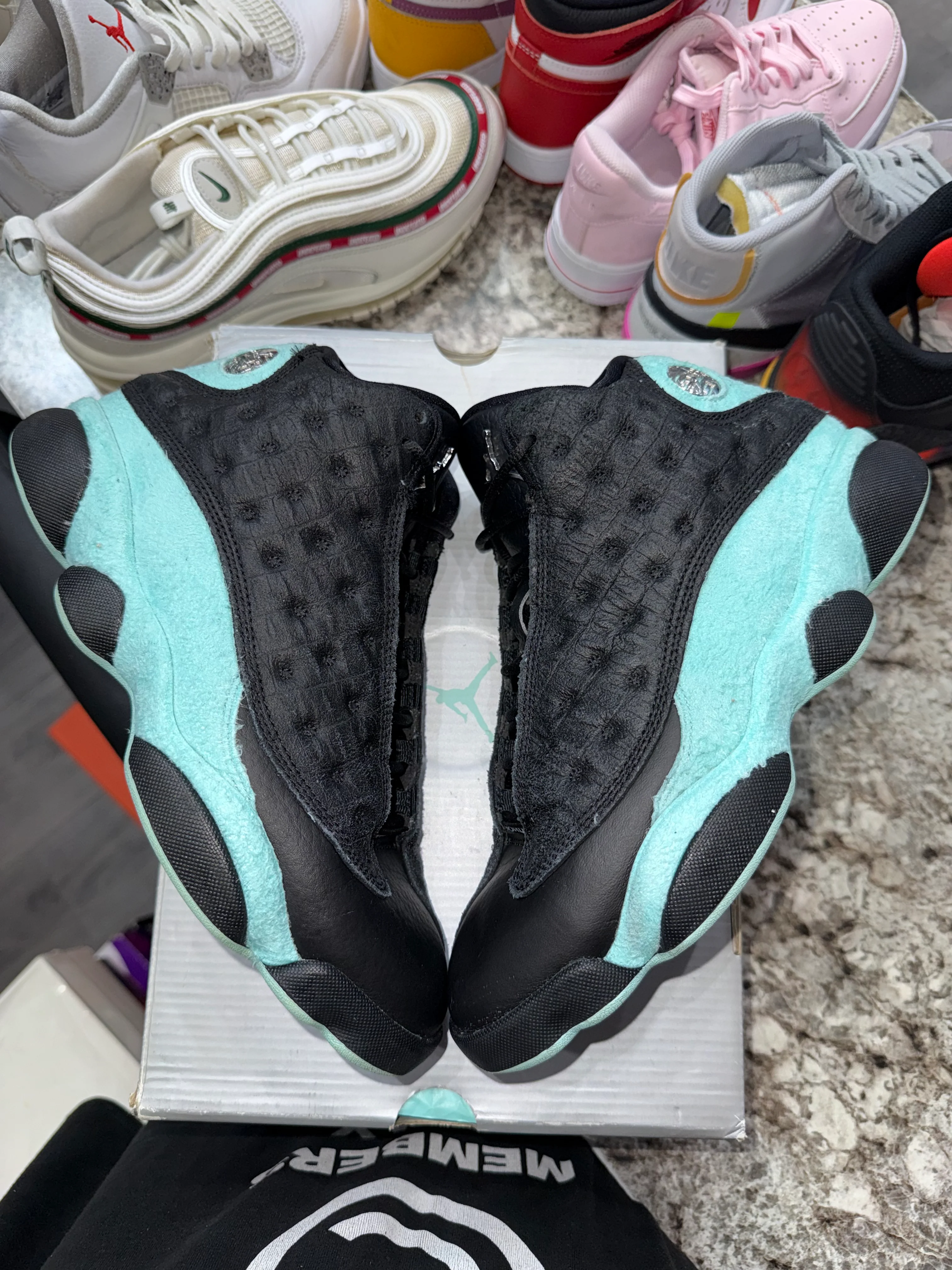 Jordan 13 Retro Black Island Green - Image 3