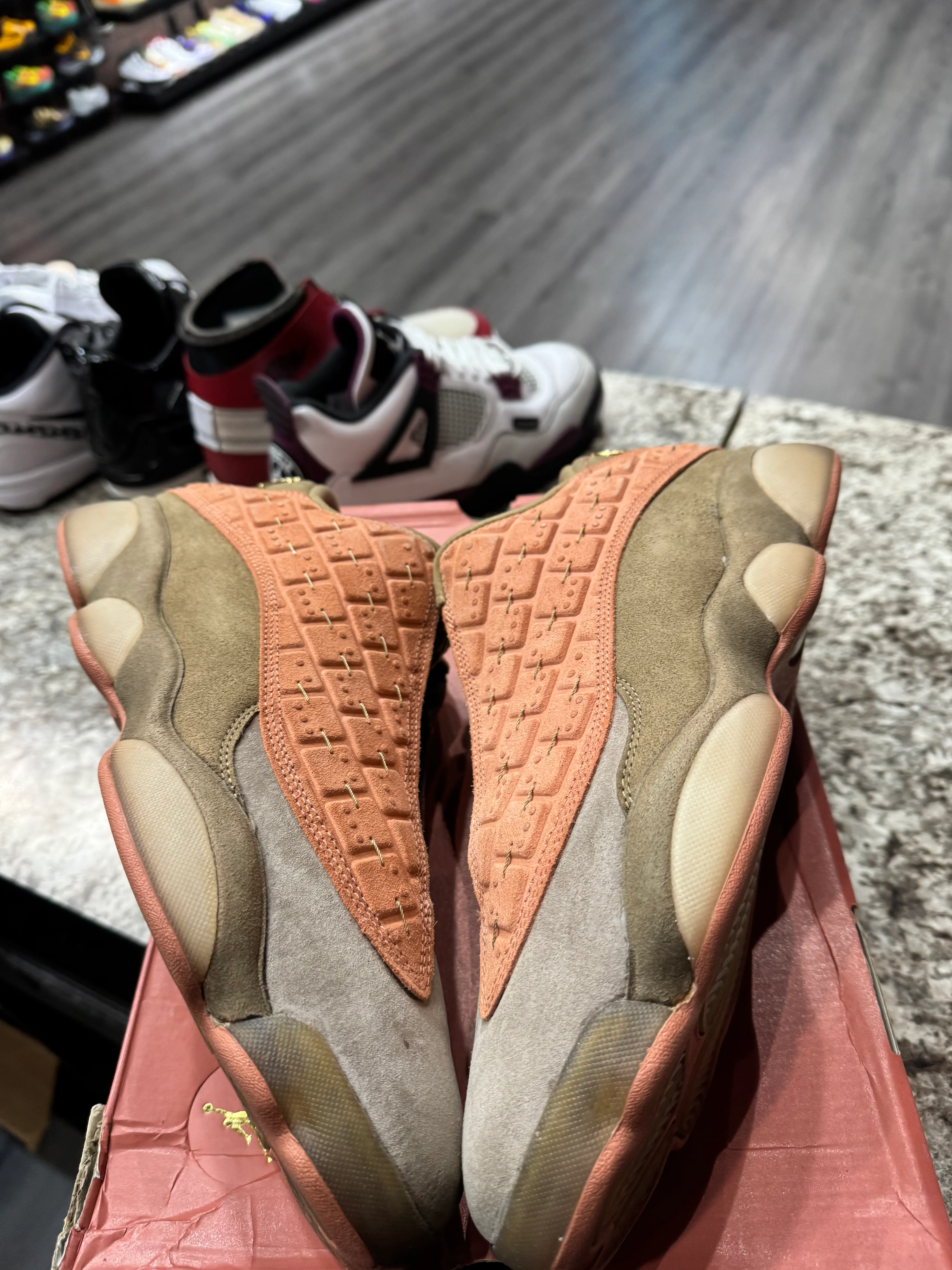 Jordan 13 Retro Low CLOT Sepia Stone (Damaged Box) - Image 3