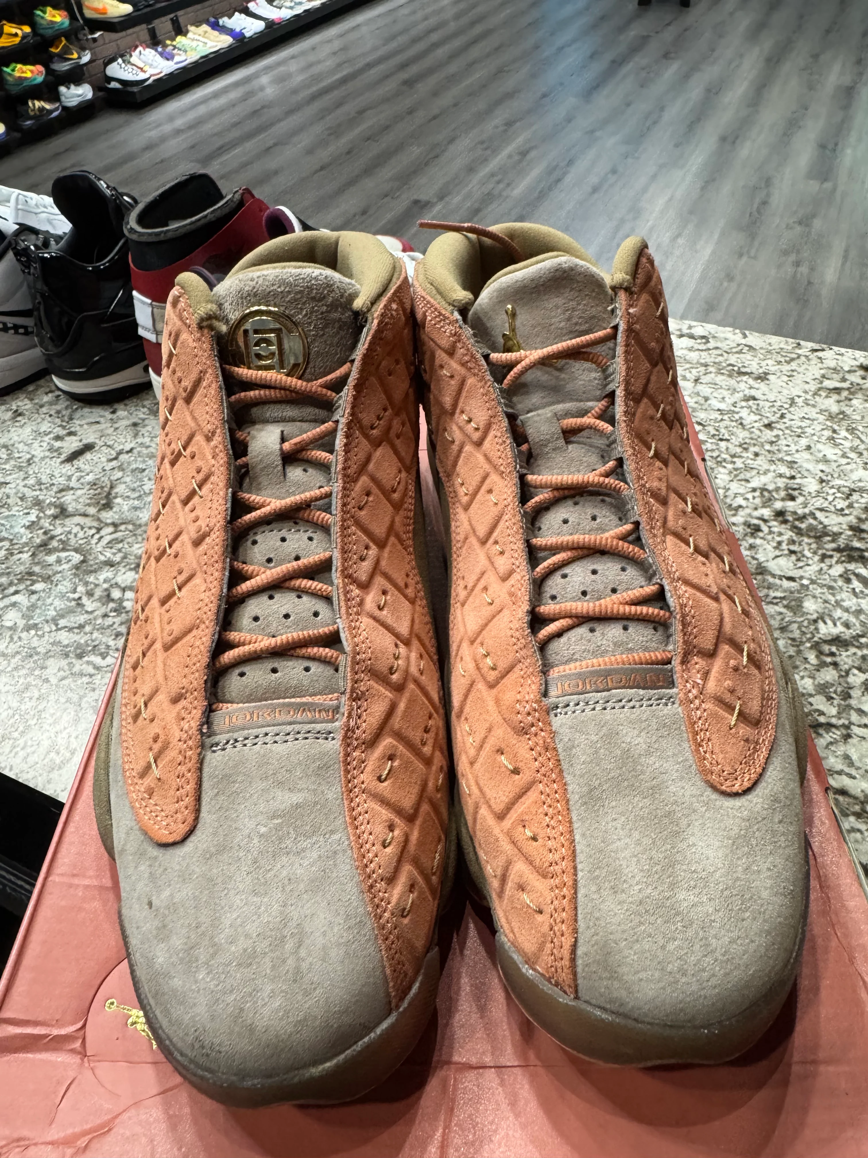 Jordan 13 Retro Low CLOT Sepia Stone (Damaged Box) - Image 4