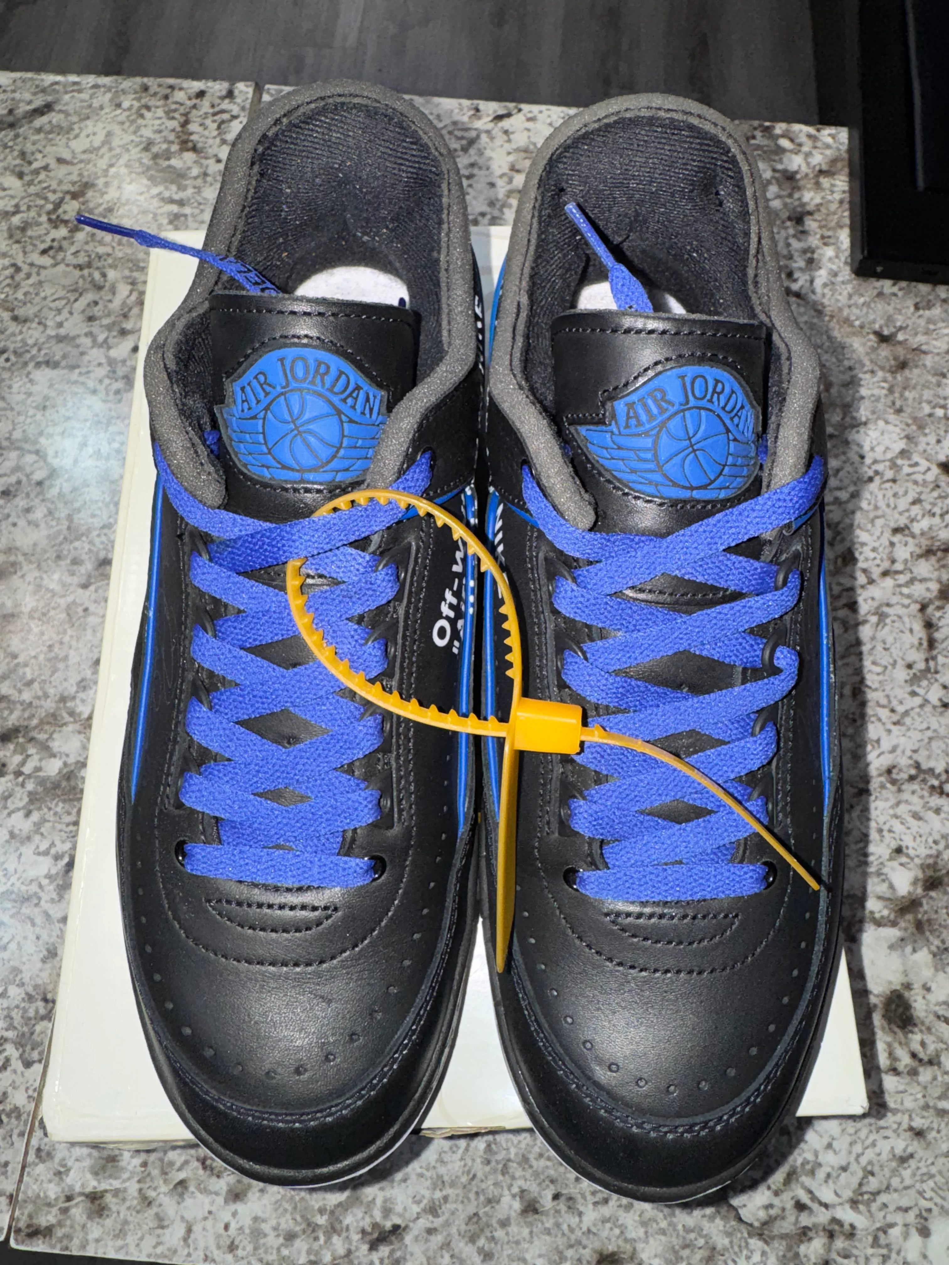 Jordan 2 Retro Low SP Off-White Black Blue - Image 5