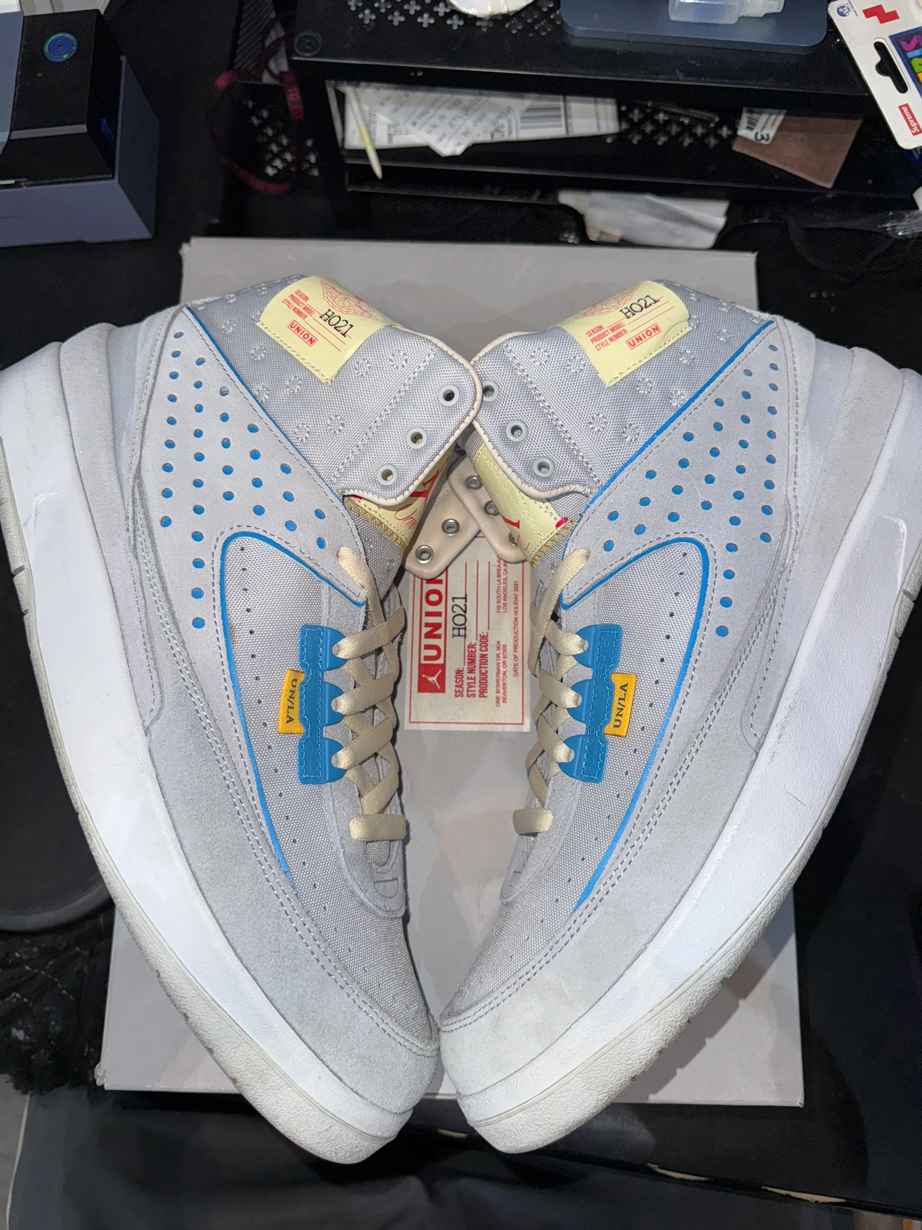 Jordan 2 Retro SP Union Grey Fog - Image 3