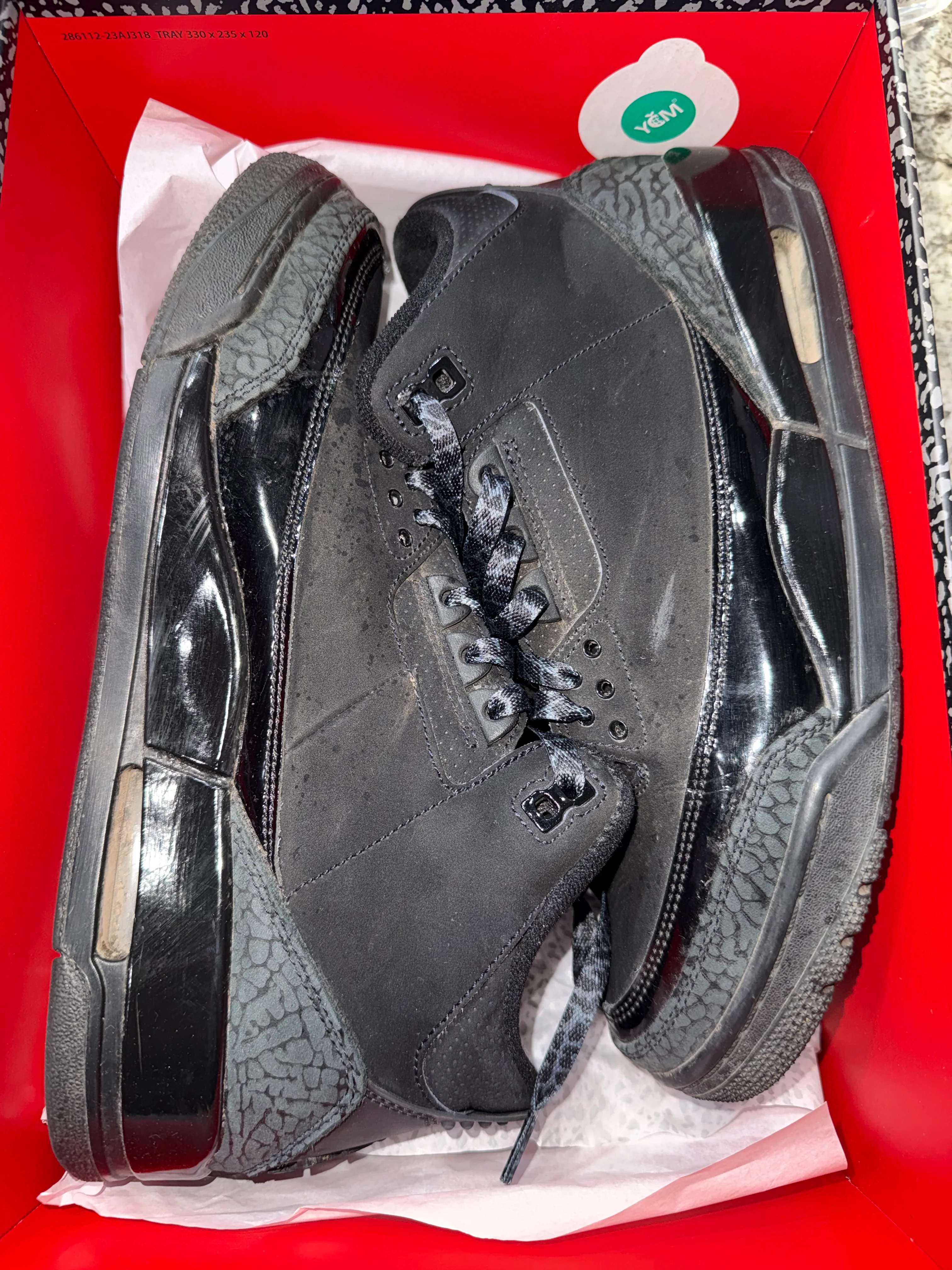Jordan 3 Retro Black Cat (2025) - Image 2