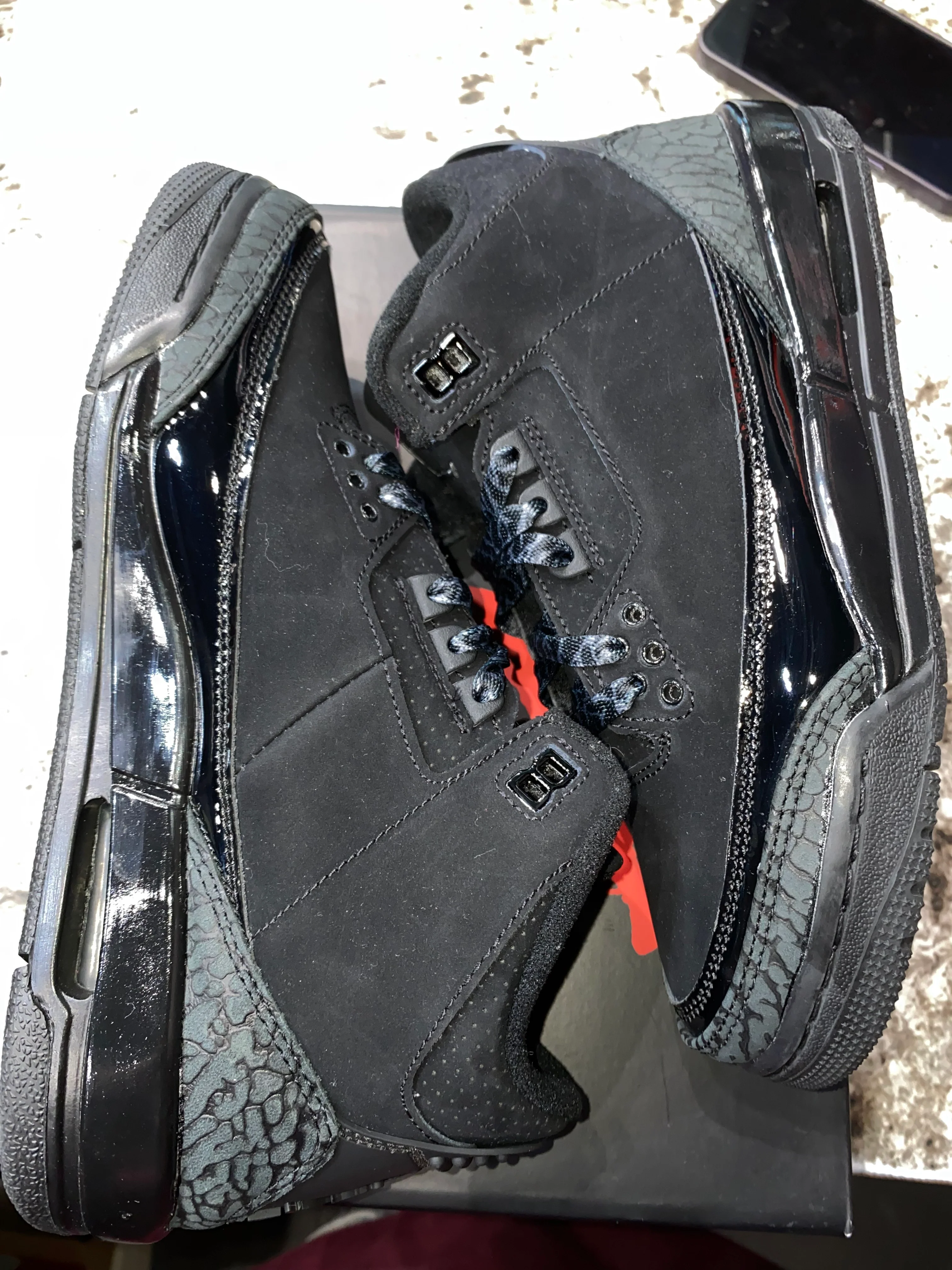 Jordan 3 Retro Black Cat (2025) (GS) - Image 3