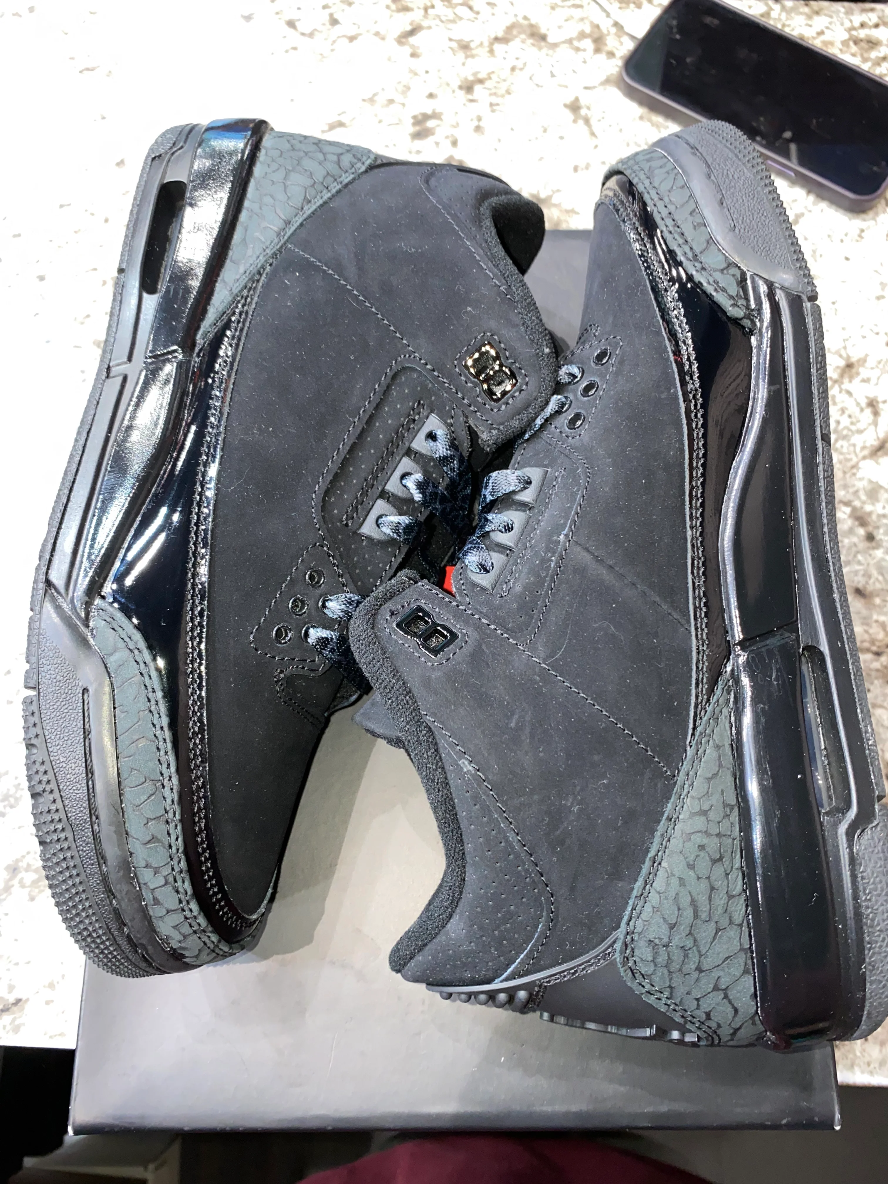 Jordan 3 Retro Black Cat (2025) (GS) - Image 4