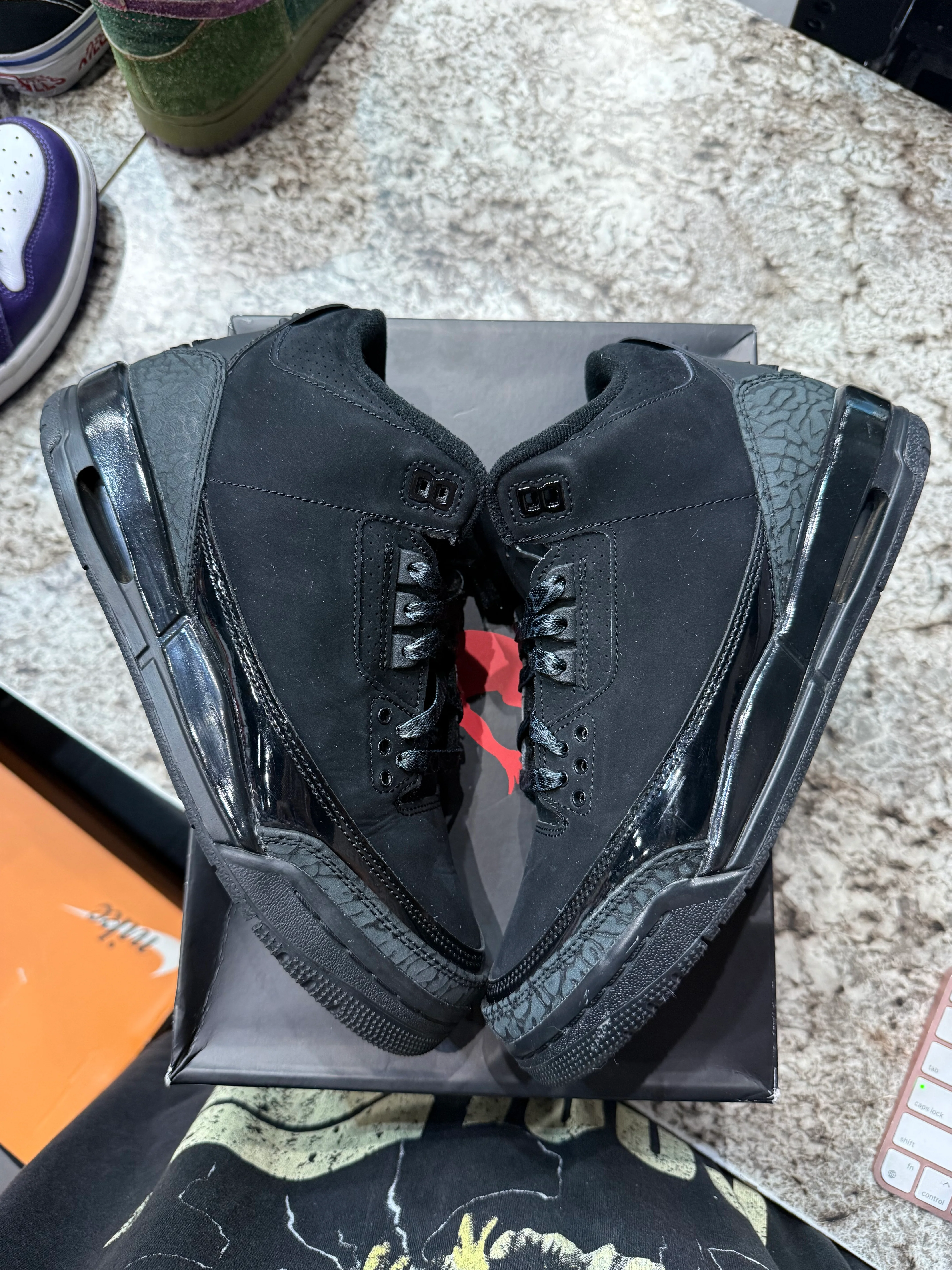 Jordan 3 Retro Black Cat (2025) (GS) - Image 3
