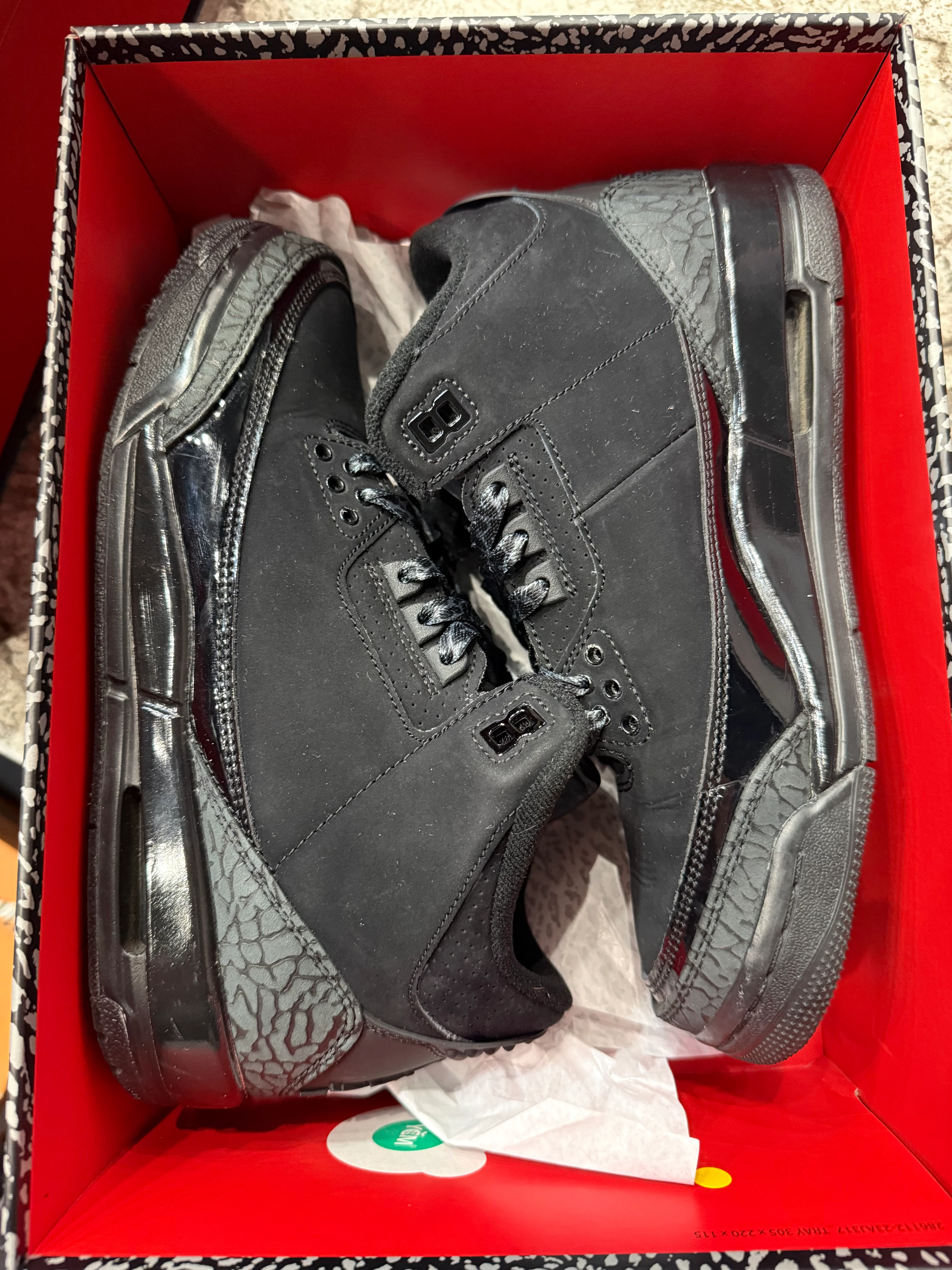 Jordan 3 Retro Black Cat (2025) (GS) - Image 6