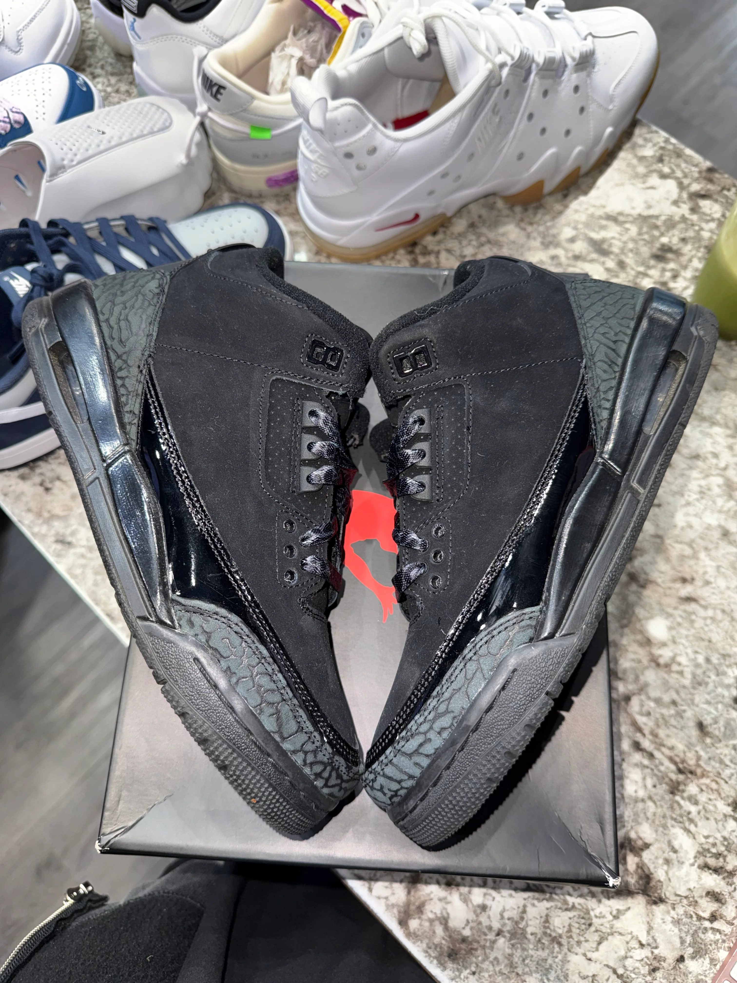 Jordan 3 Retro Black Cat (2025) (GS) - Image 2