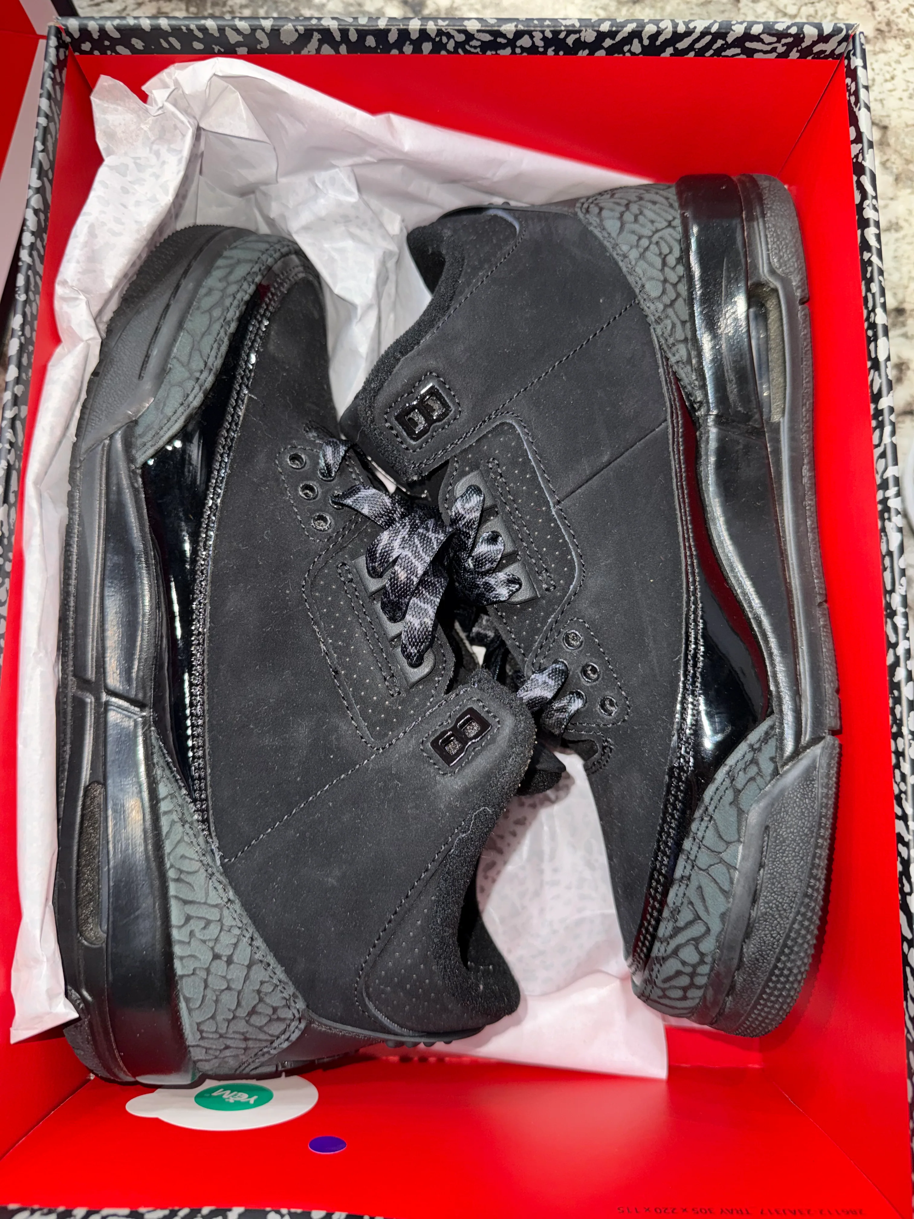 Jordan 3 Retro Black Cat (2025) (GS) - Image 5