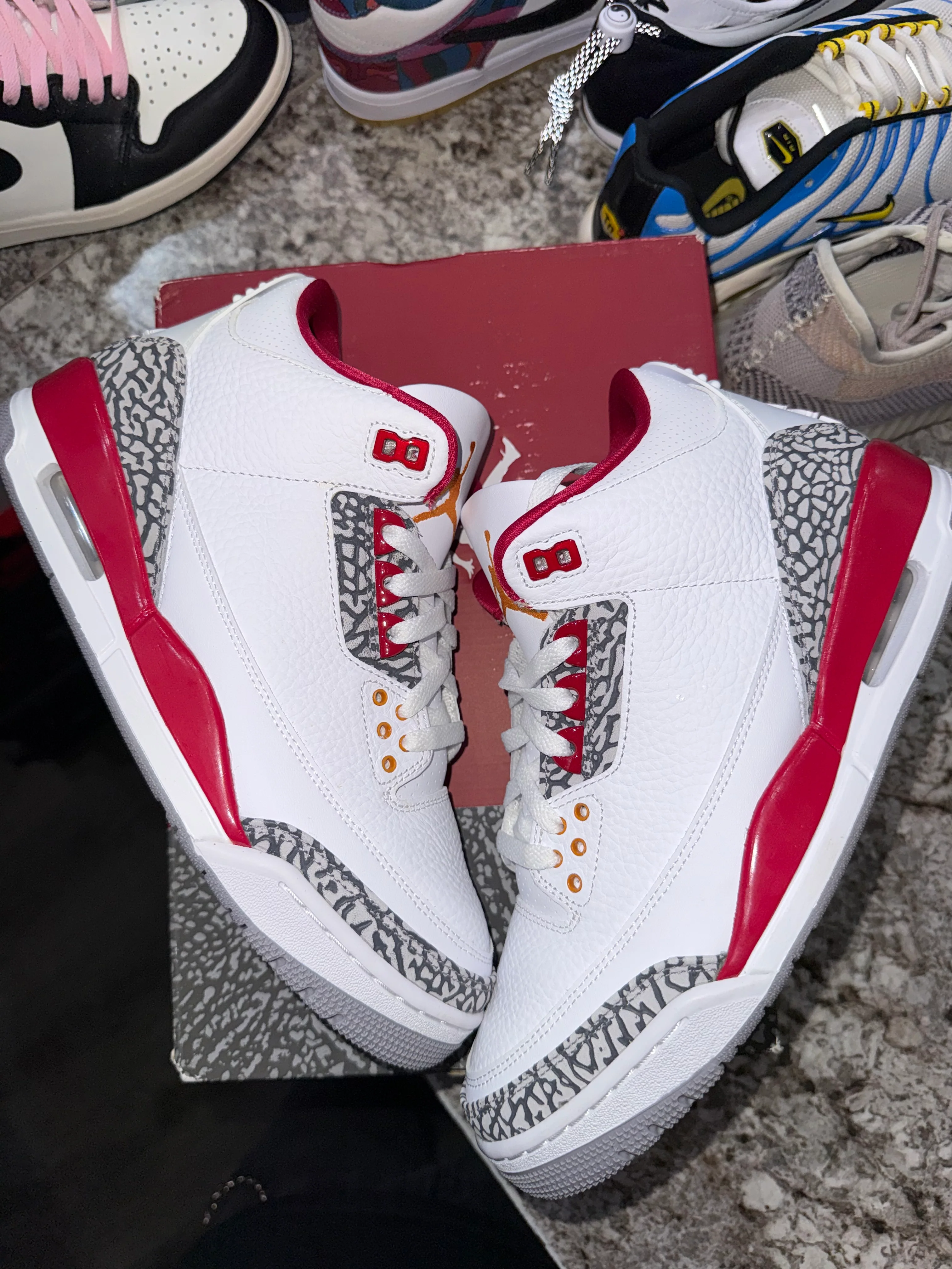 Jordan 3 Retro Cardinal Red - Image 3