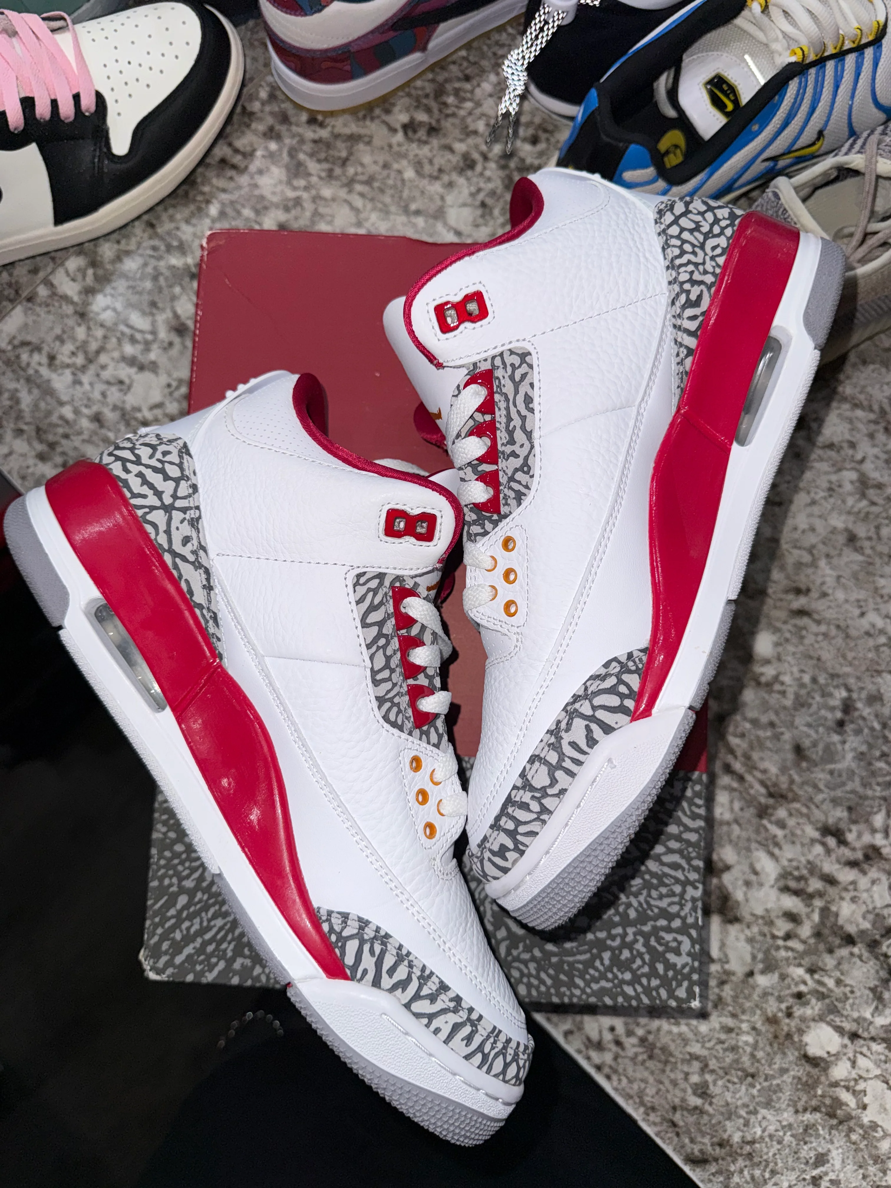 Jordan 3 Retro Cardinal Red - Image 4