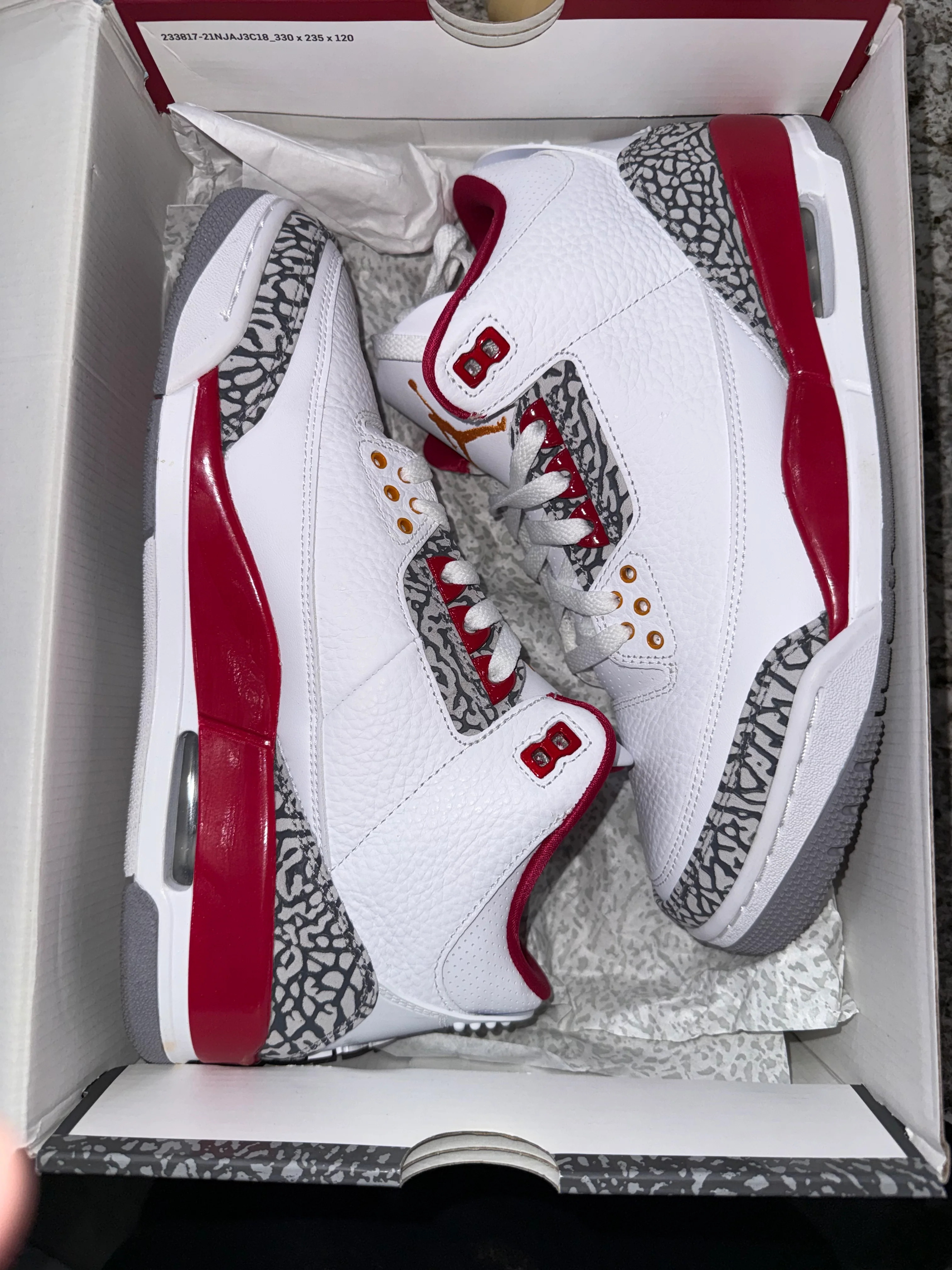 Jordan 3 Retro Cardinal Red - Image 6