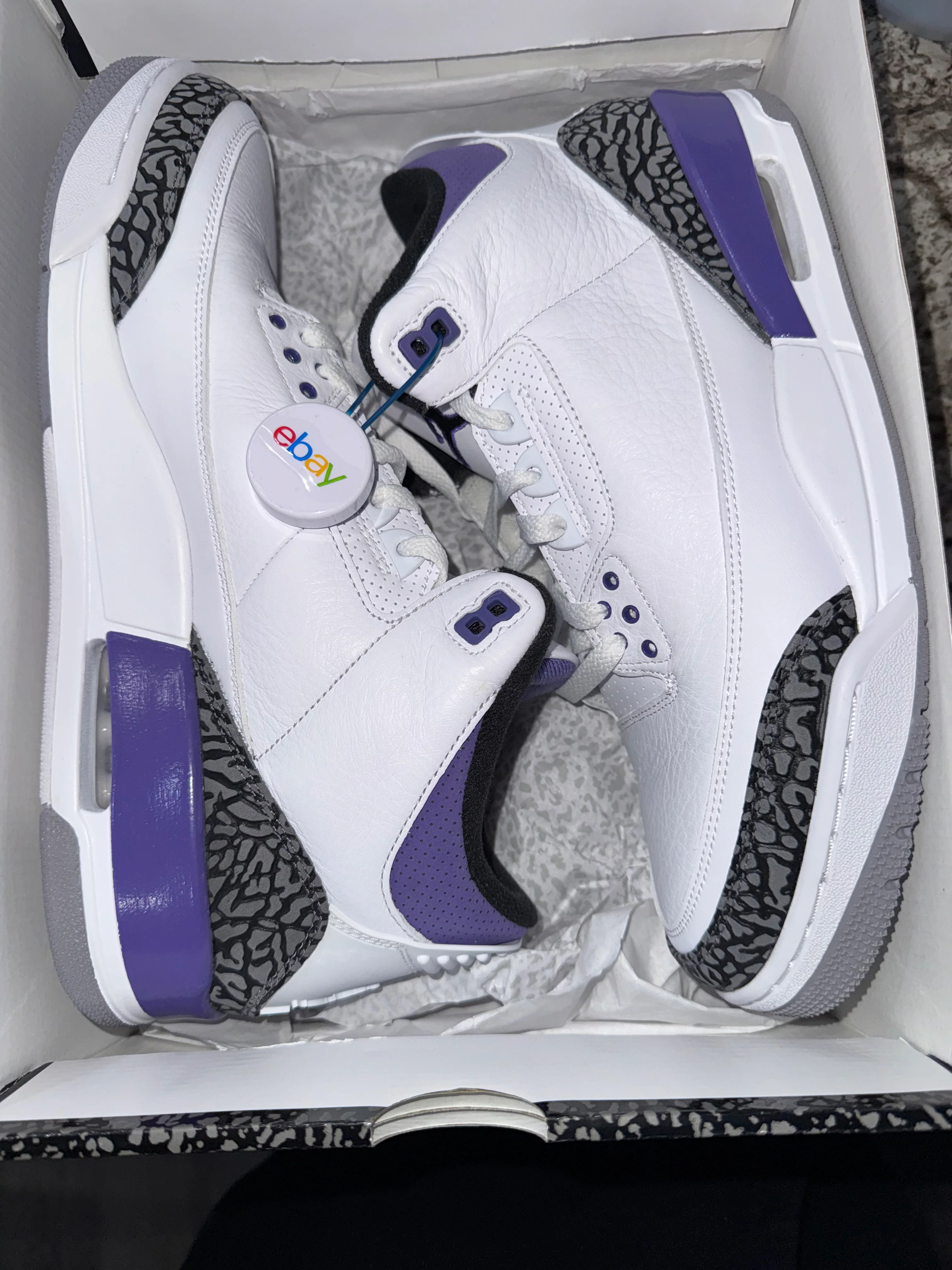 Jordan 3 Retro Dark Iris - Image 2