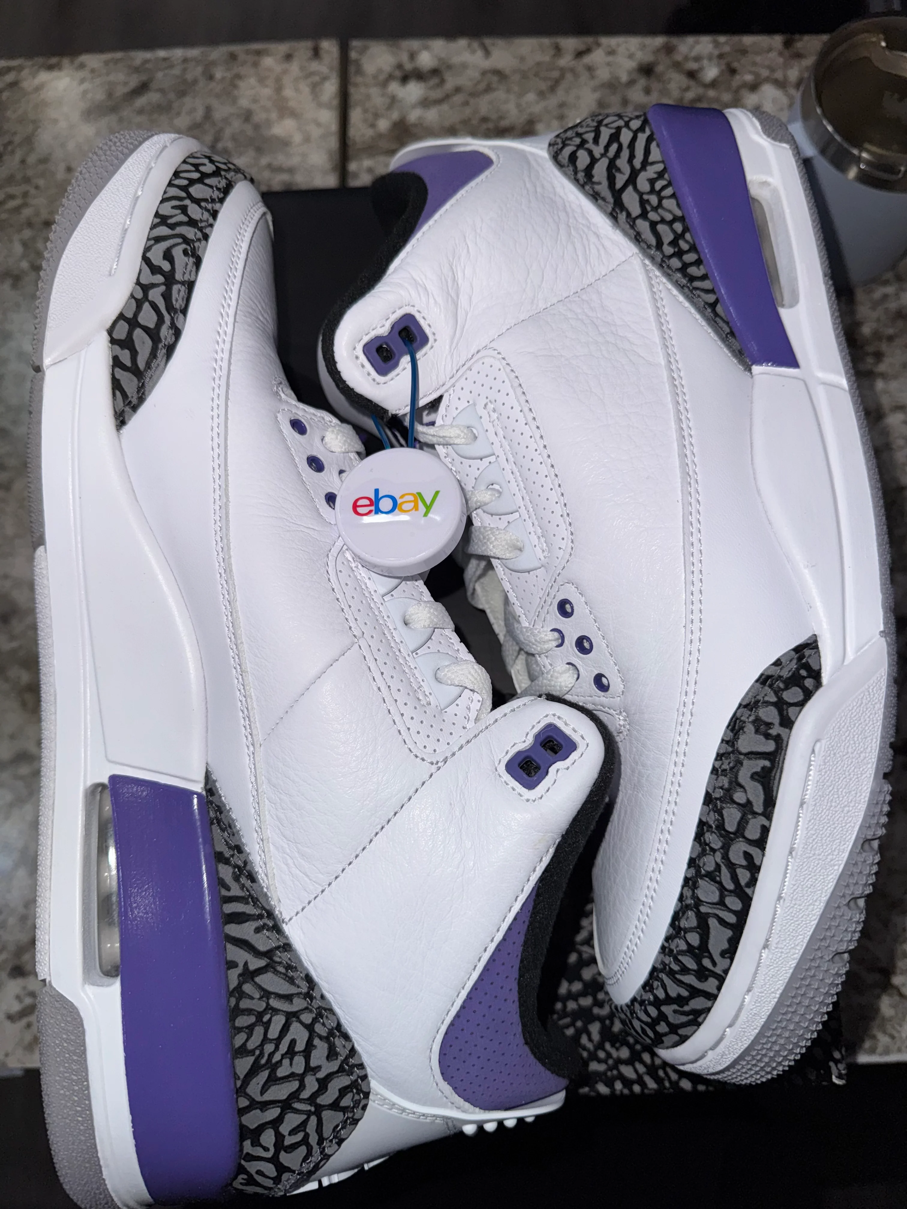 Jordan 3 Retro Dark Iris - Image 3