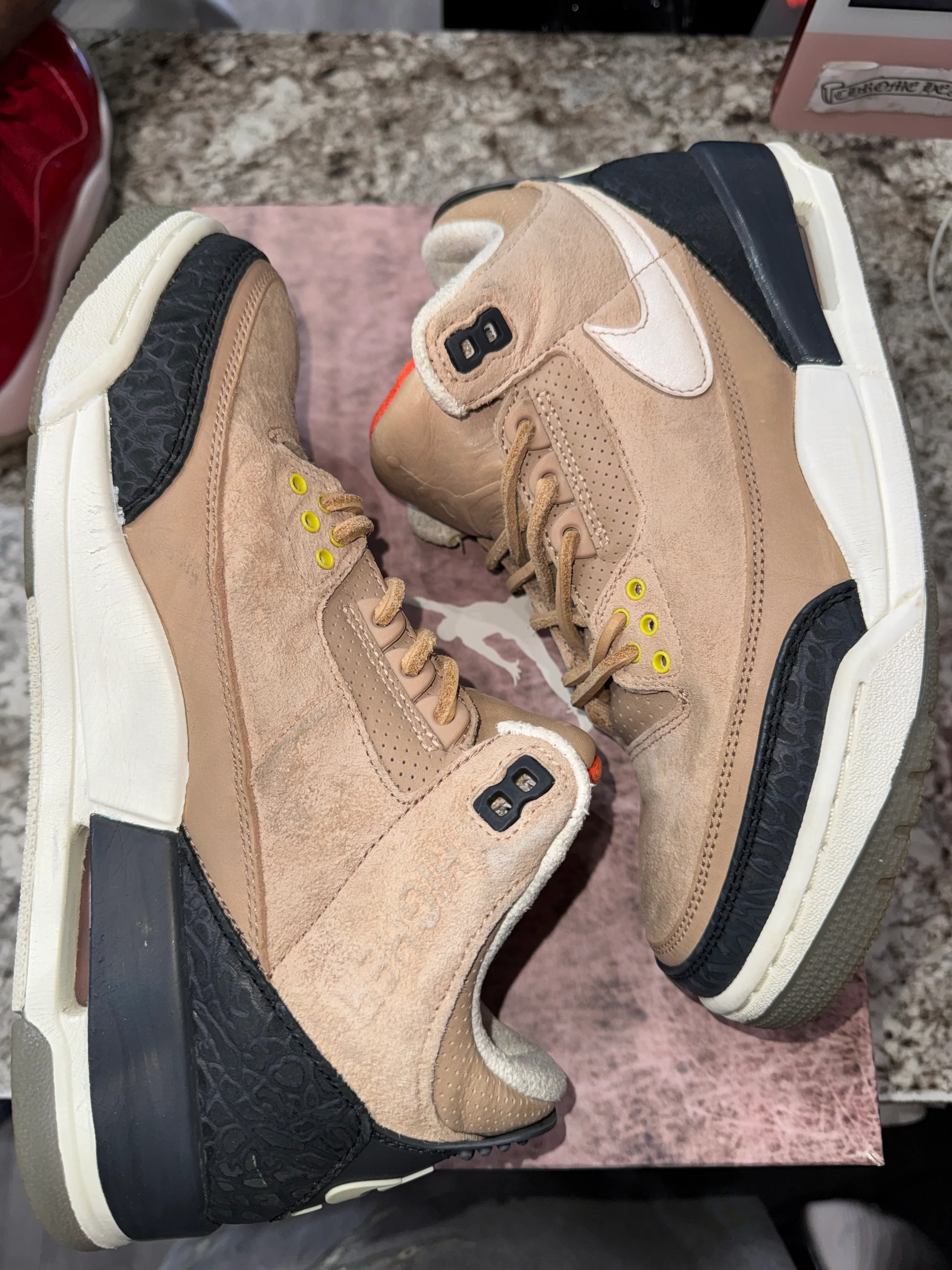 Jordan 3 Retro JTH Bio Beige (DAMAGED BOX) - Image 4