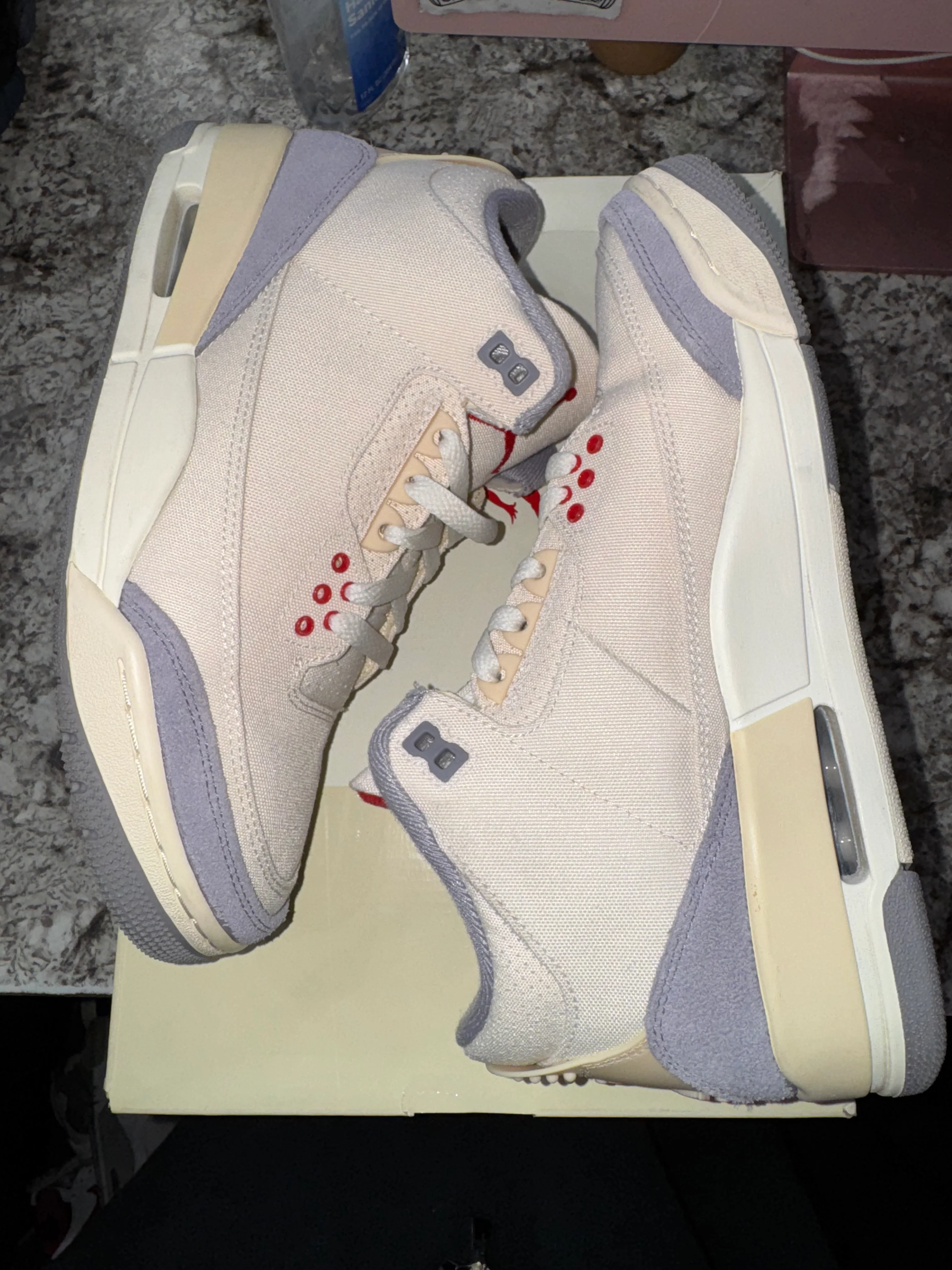 Jordan 3 Retro Muslin (DAMAGED BOX) - Image 3