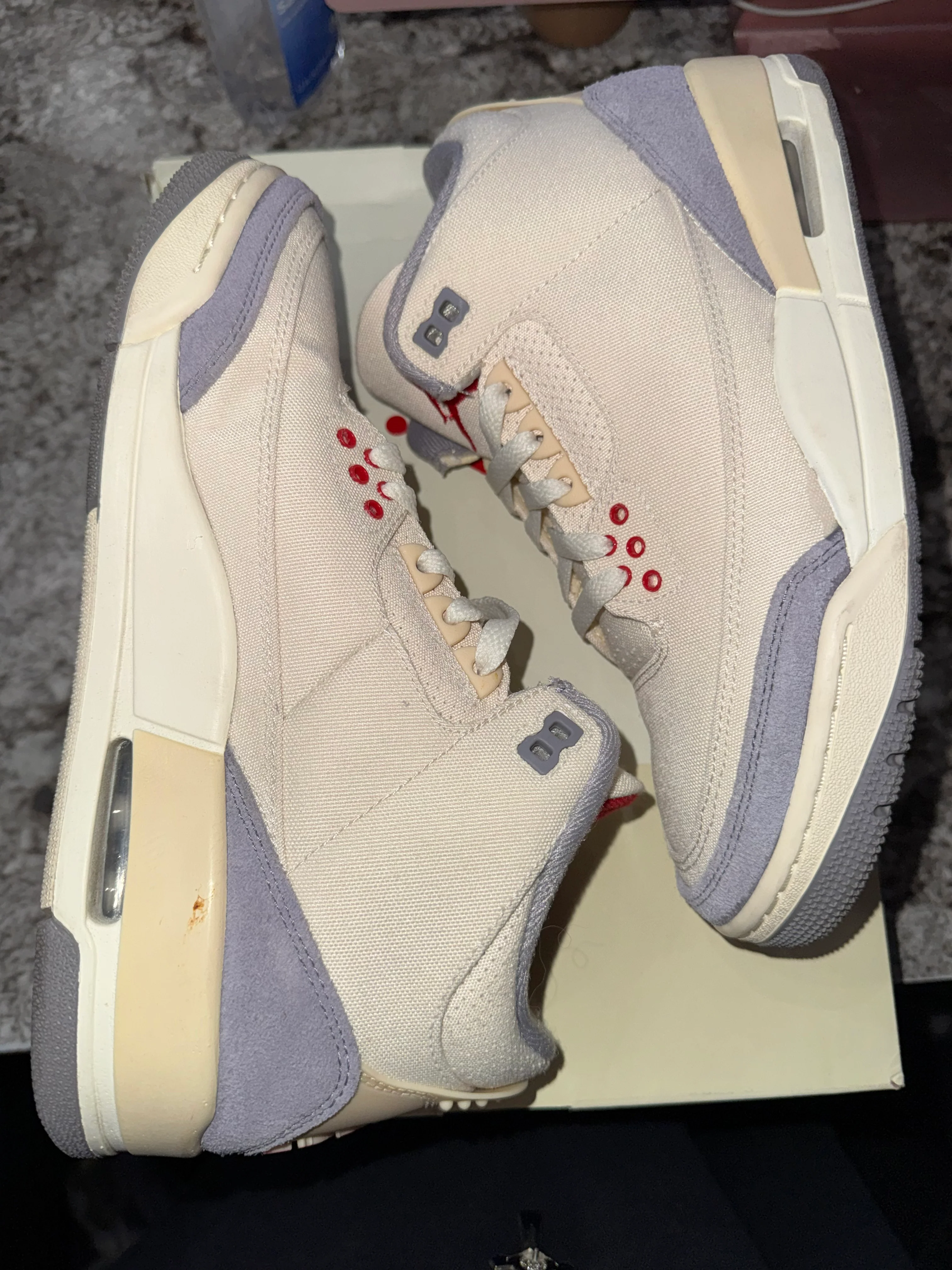 Jordan 3 Retro Muslin (DAMAGED BOX) - Image 4