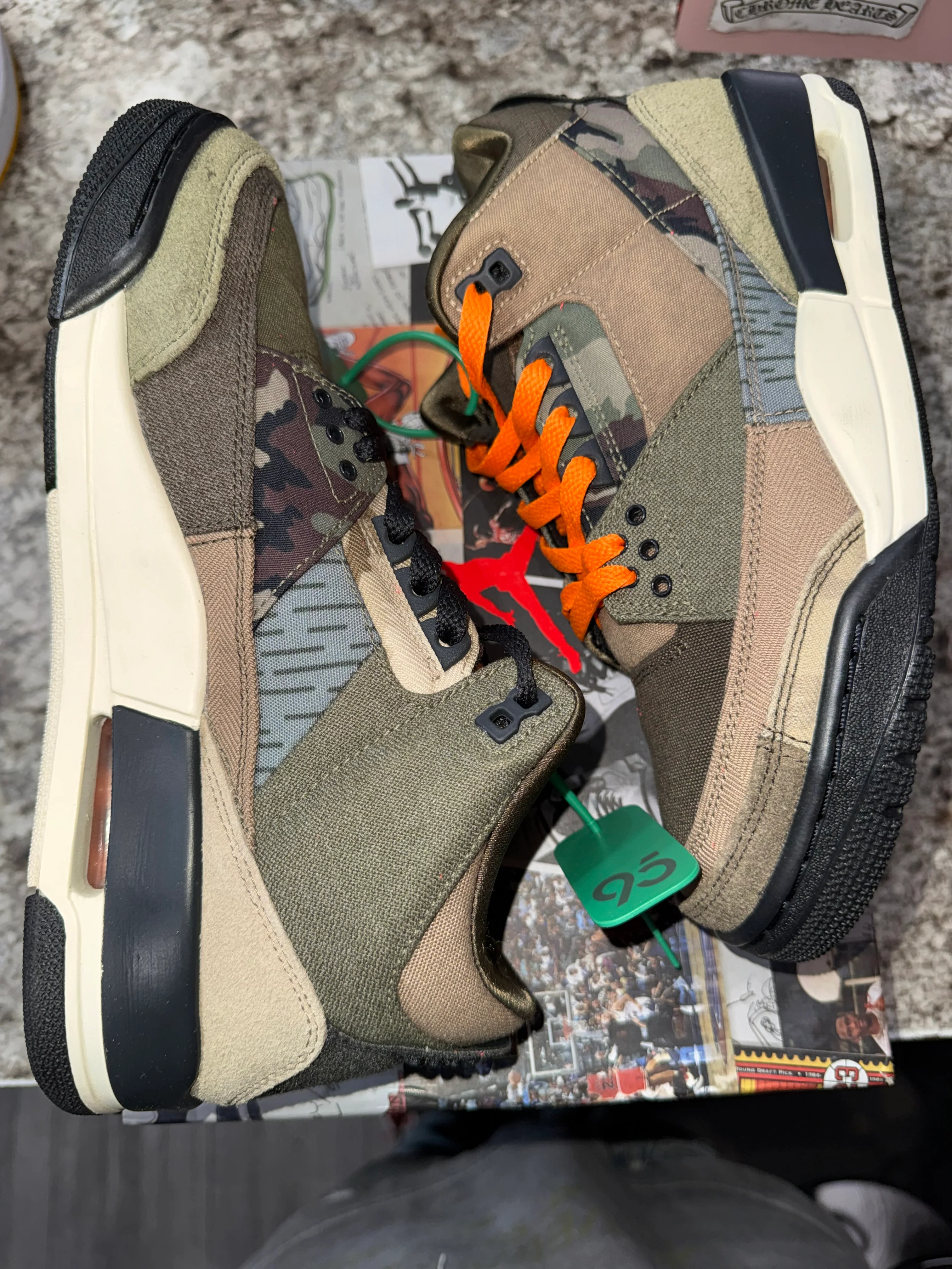 Jordan 3 Retro Patchwork Camo - Image 3