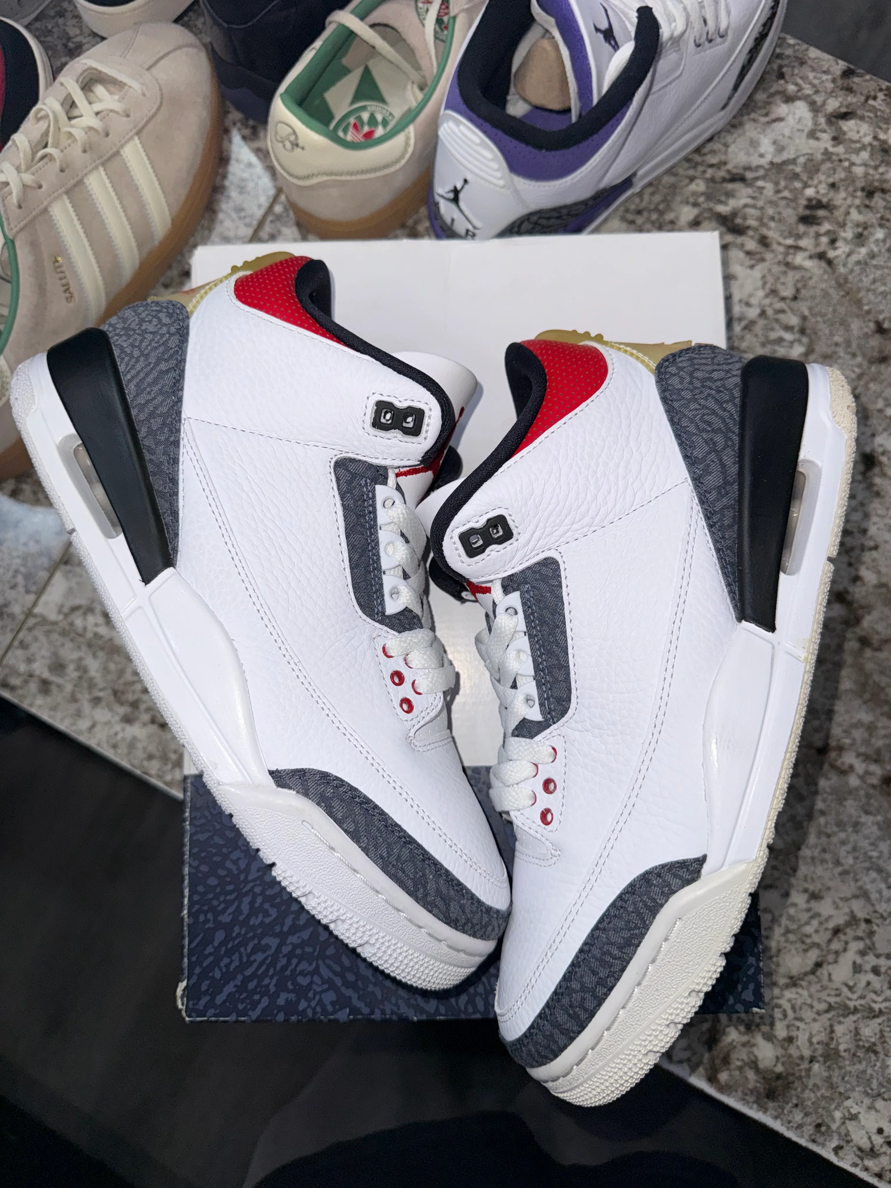 Jordan 3 Retro SE-T CO.JP Fire Red Denim - Image 3