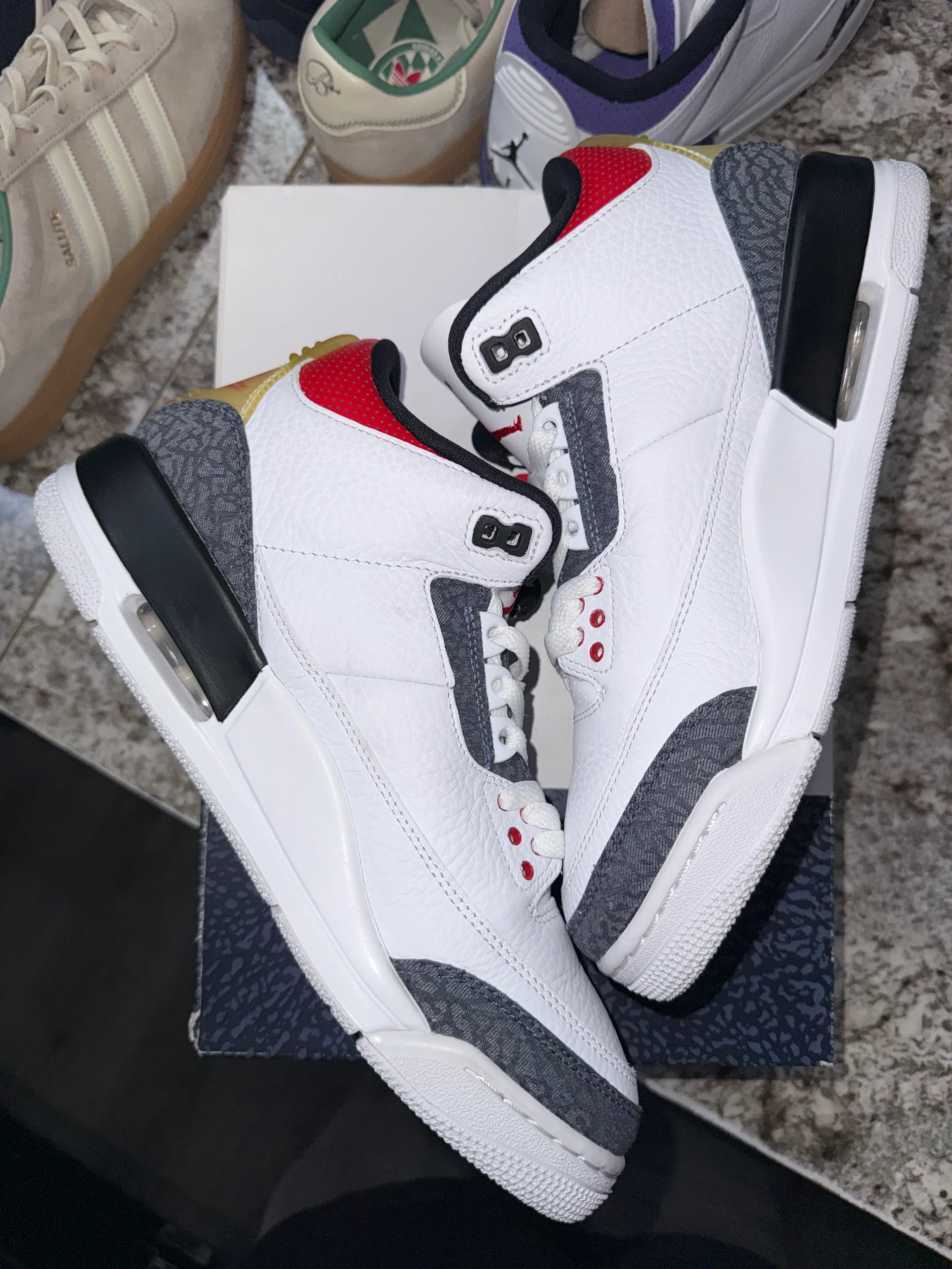 Jordan 3 Retro SE-T CO.JP Fire Red Denim - Image 4