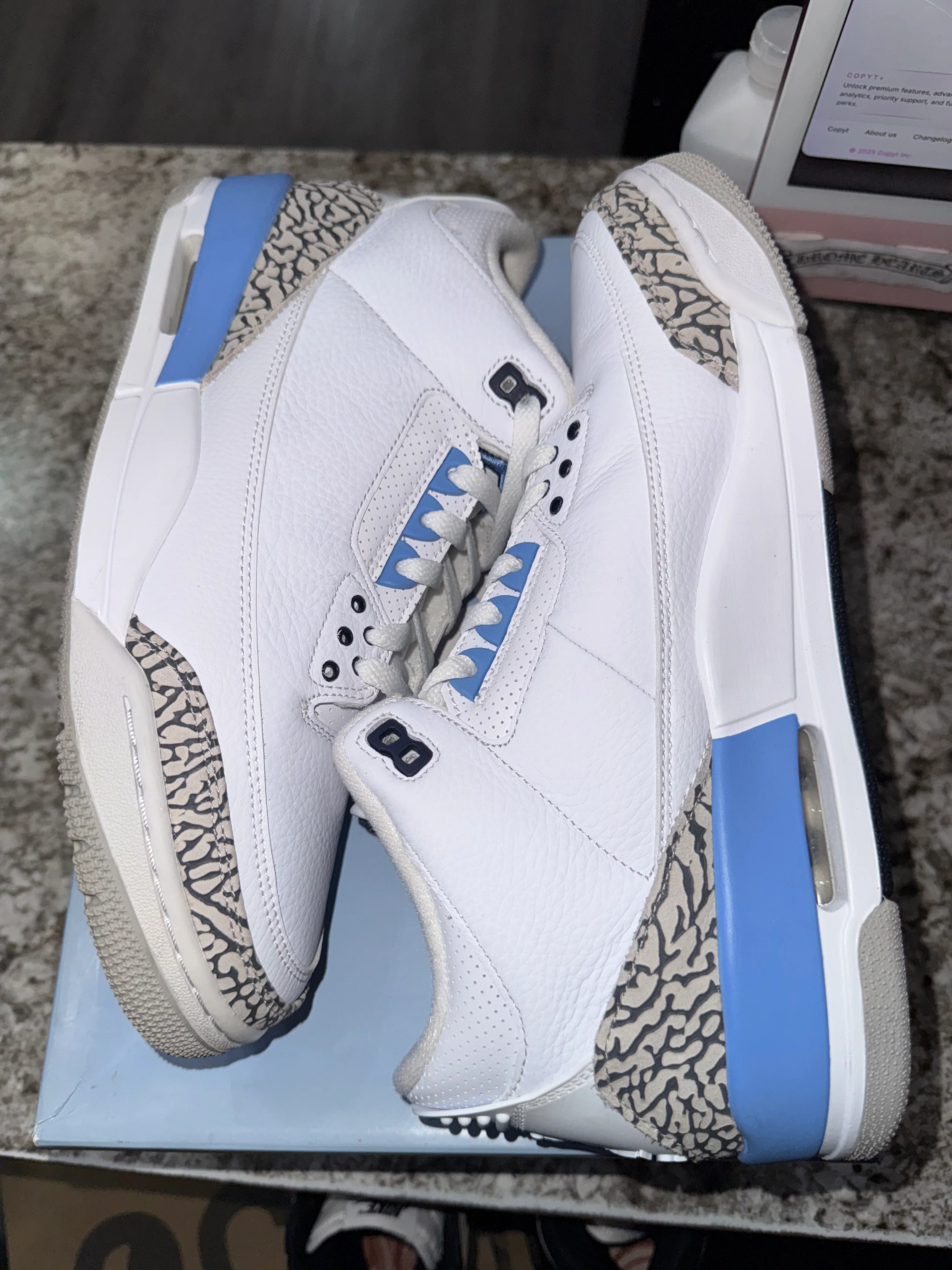 Jordan 3 Retro UNC (2020) - Image 3