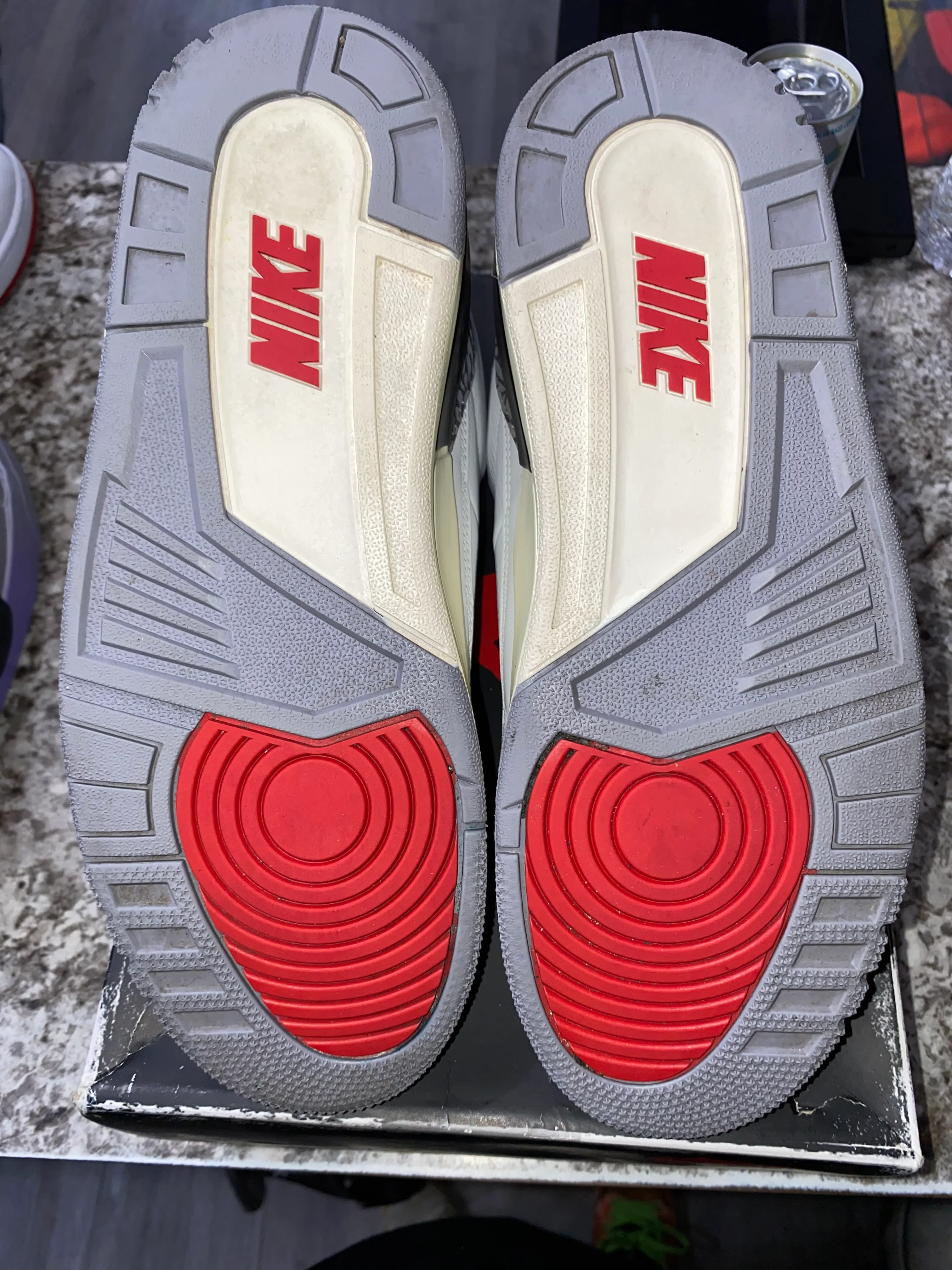 Jordan 3 Retro White Cement Reimagined (DAMAGED BOX) - Image 6