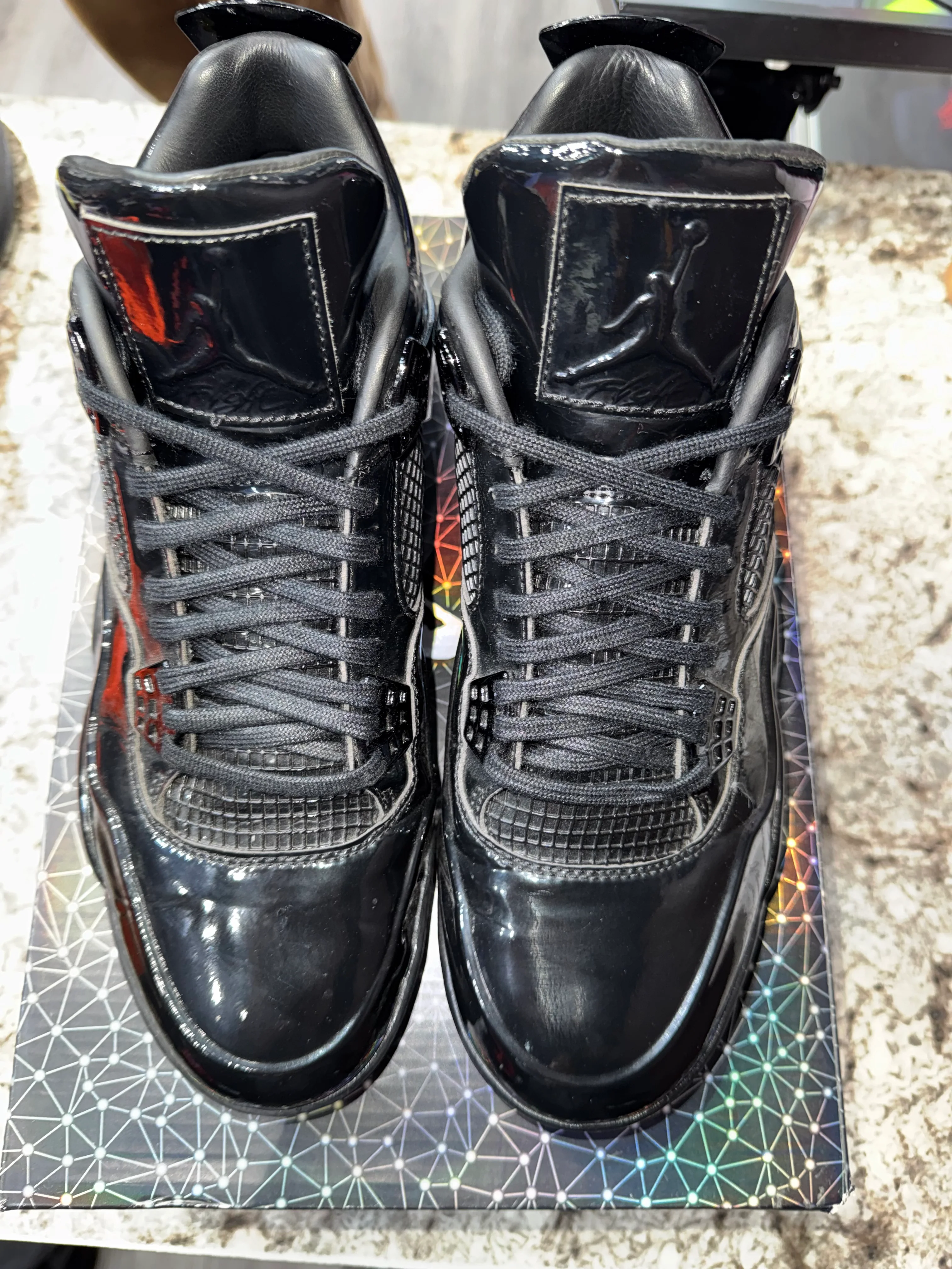Jordan 4 Retro 11Lab4 Black - Image 3
