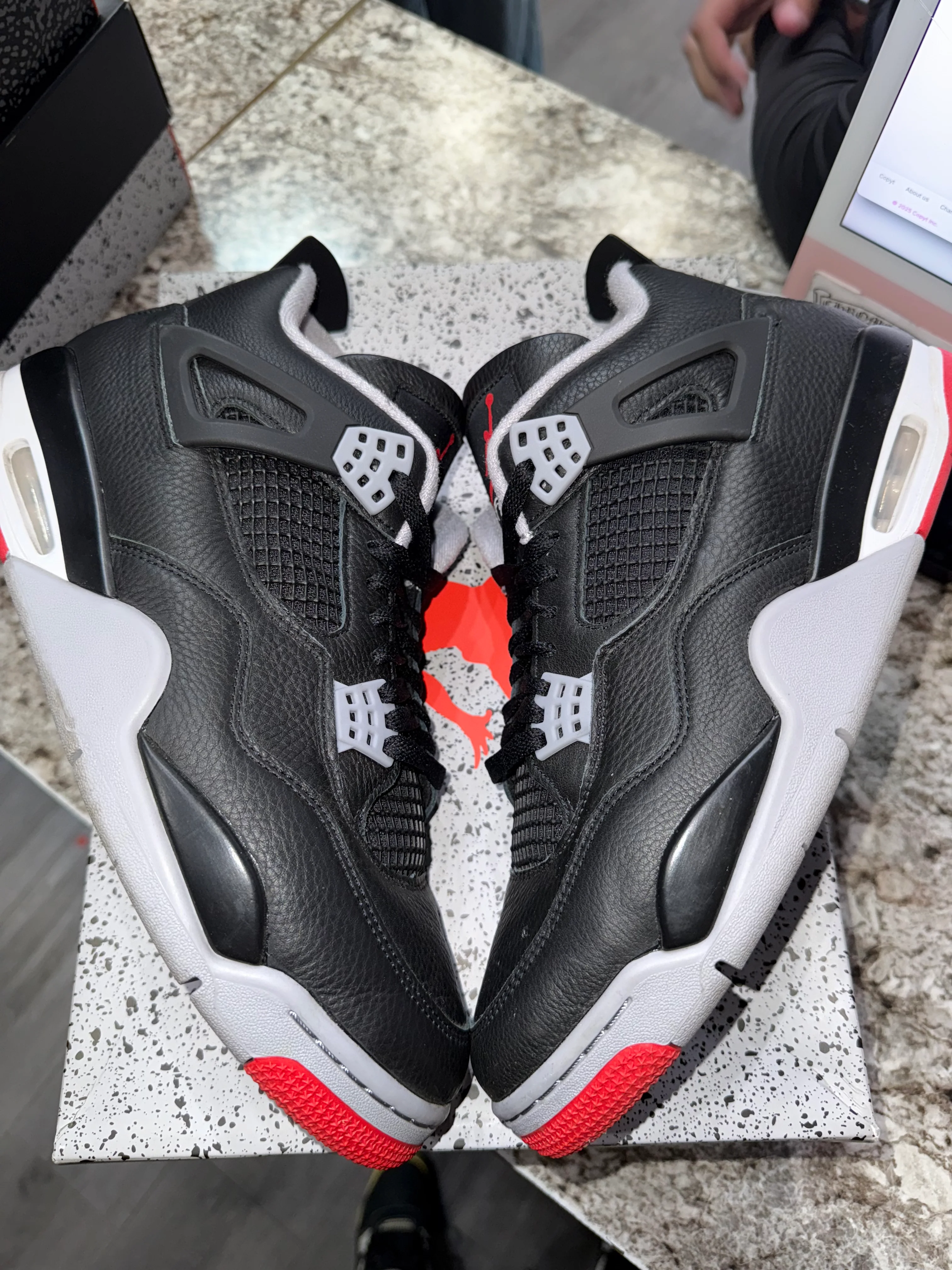 Jordan 4 Retro Bred Reimagined - Image 3